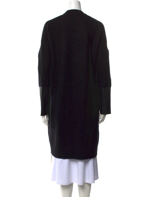 AllSaints Merino Wool Open Front Sweater