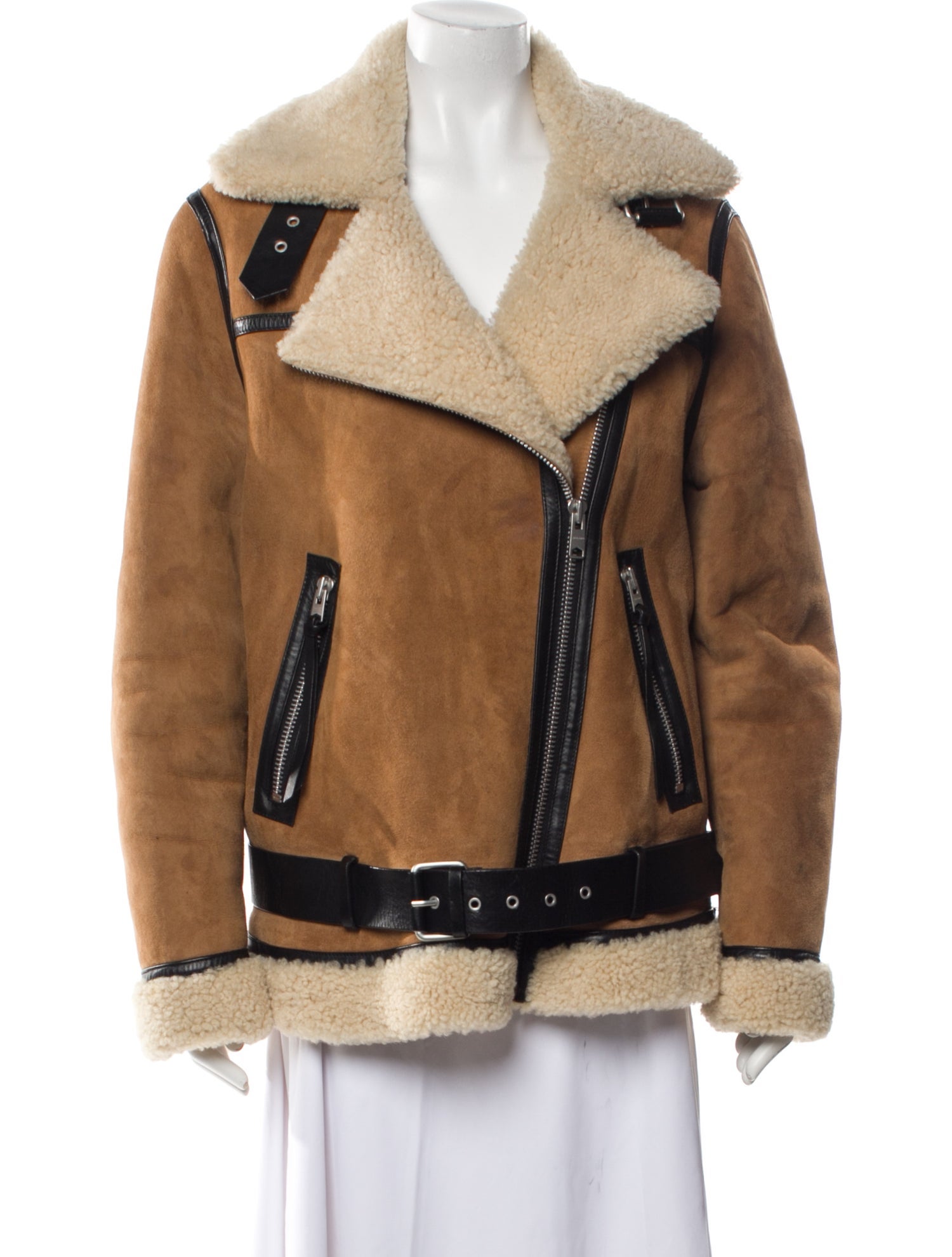 AllSaints Shearling Fur Jacket