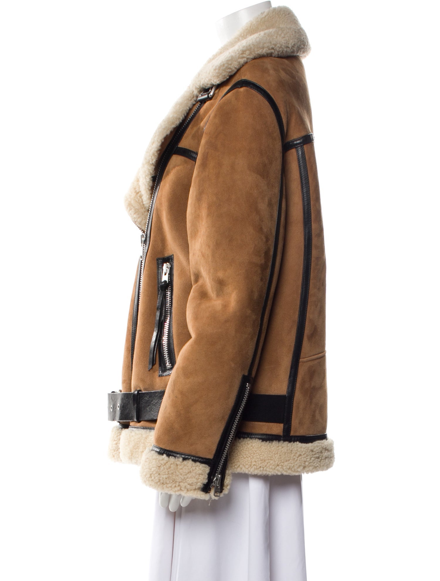 AllSaints Shearling Fur Jacket