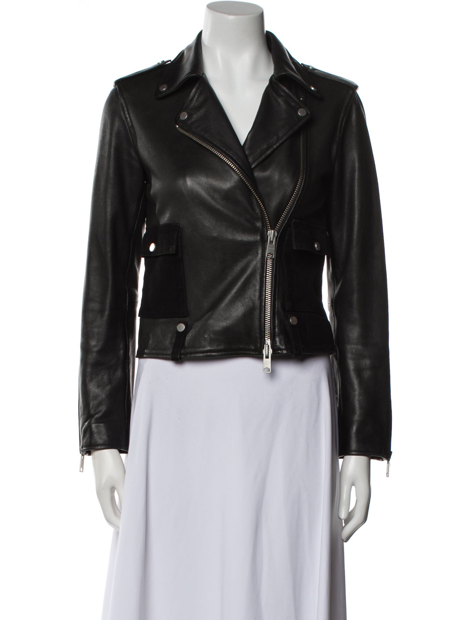 AllSaints Leather Biker Jacket