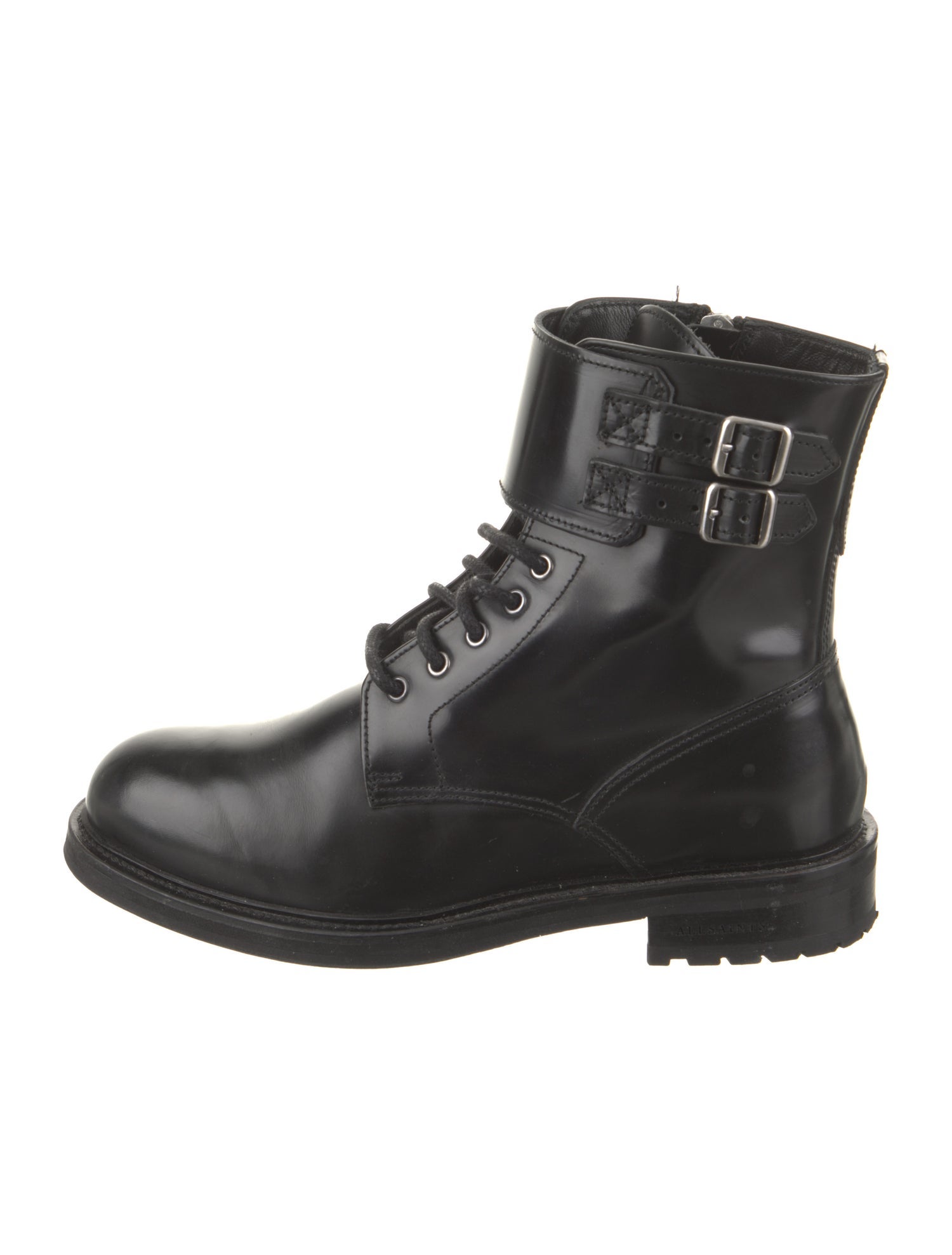 AllSaints Leather Combat Boots