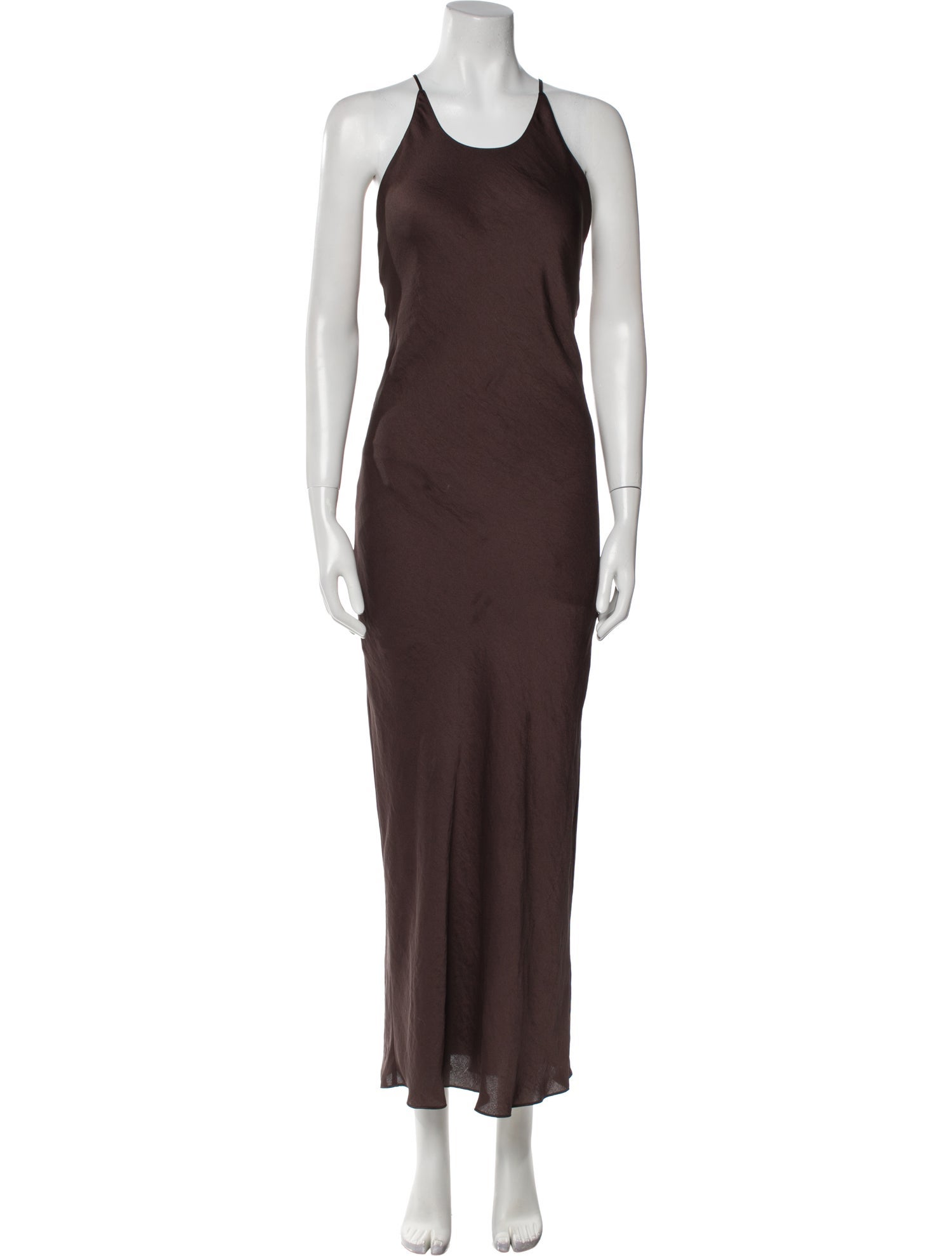 AllSaints Scoop Neck Long Dress