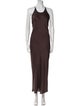 AllSaints Scoop Neck Long Dress