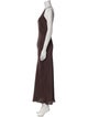 AllSaints Scoop Neck Long Dress