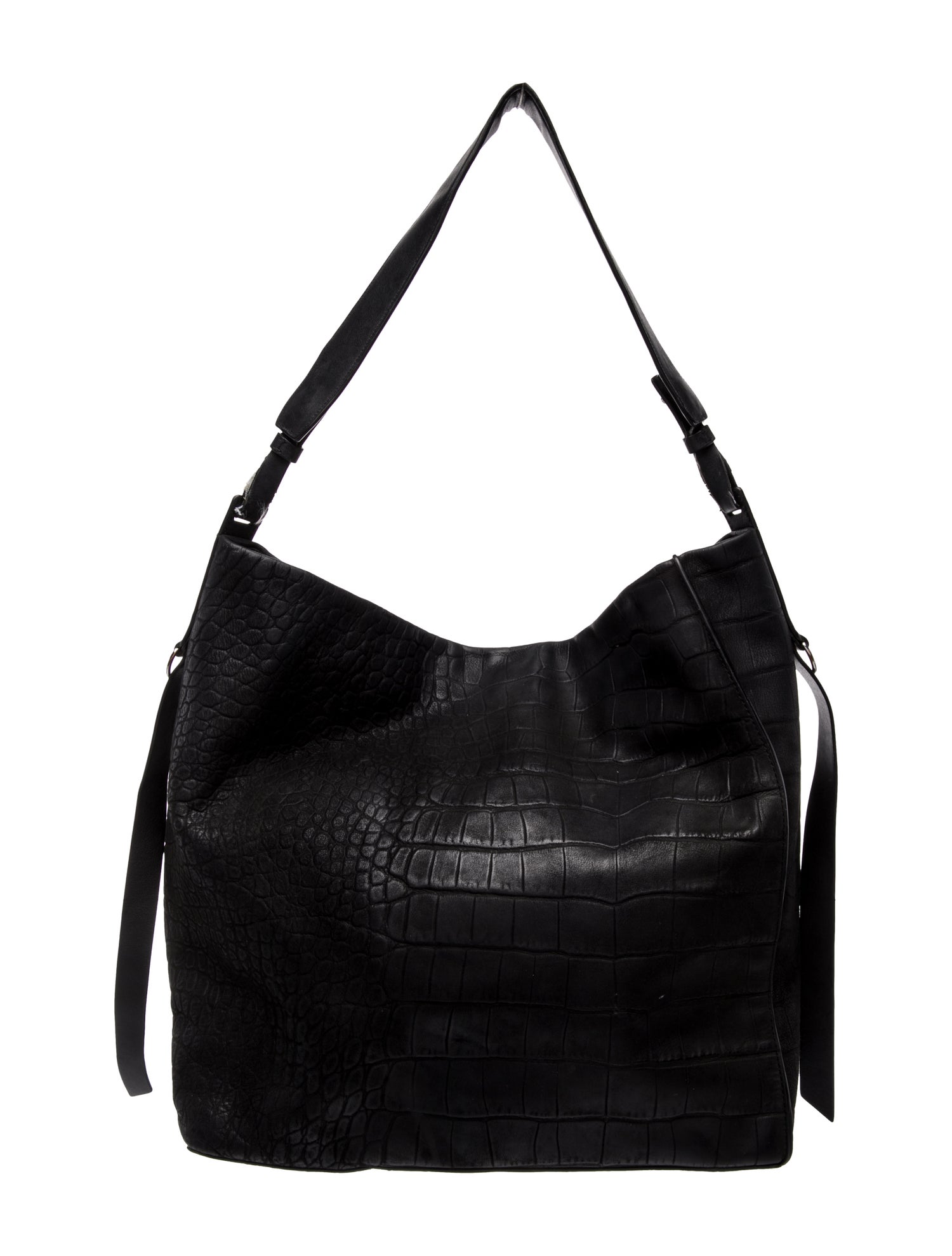AllSaints Embossed Leather Hobo