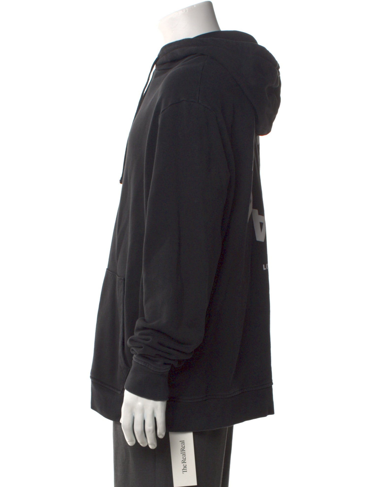 AllSaints Graphic Print Crew Neck Hoodie