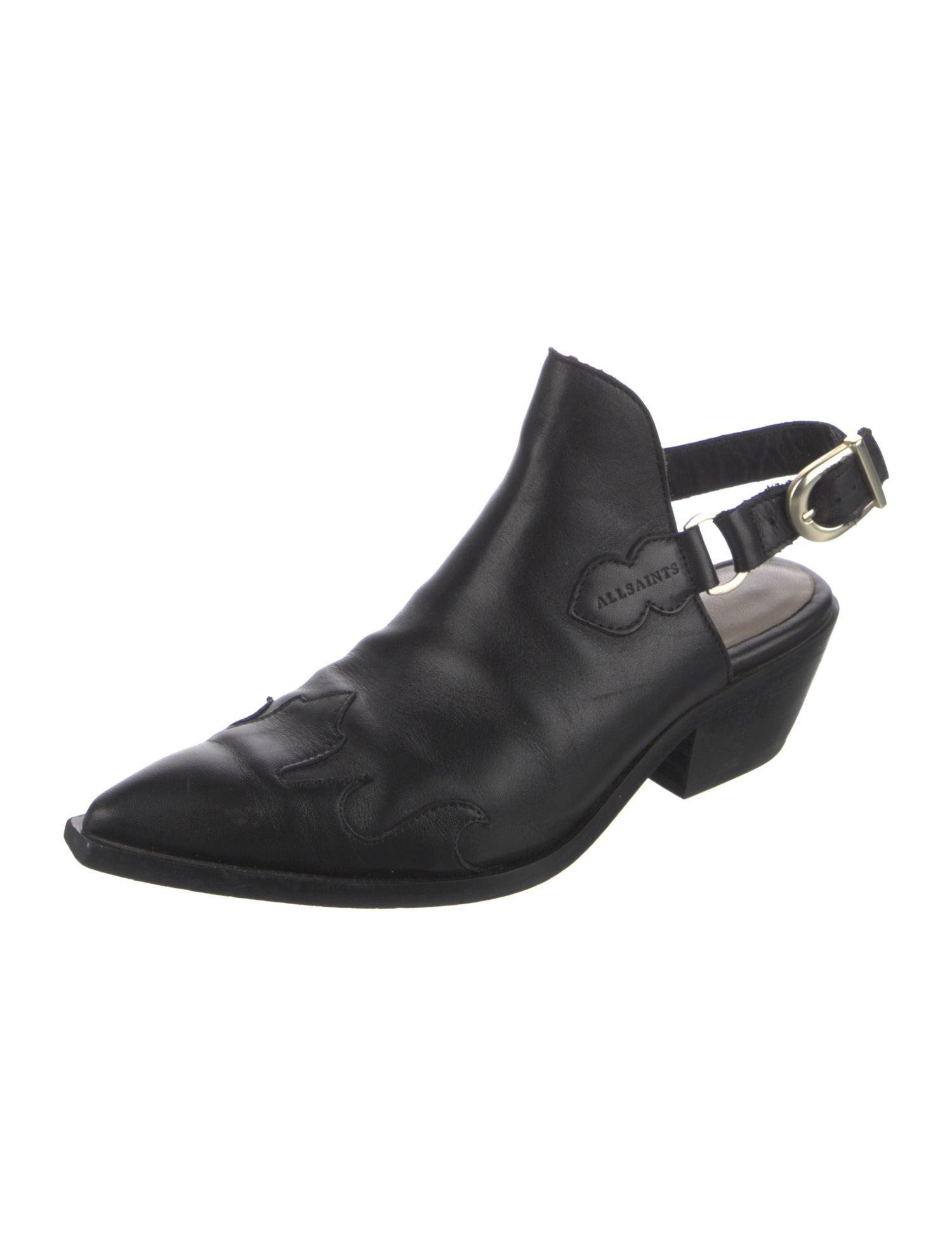 AllSaints Leather Slingback Flats