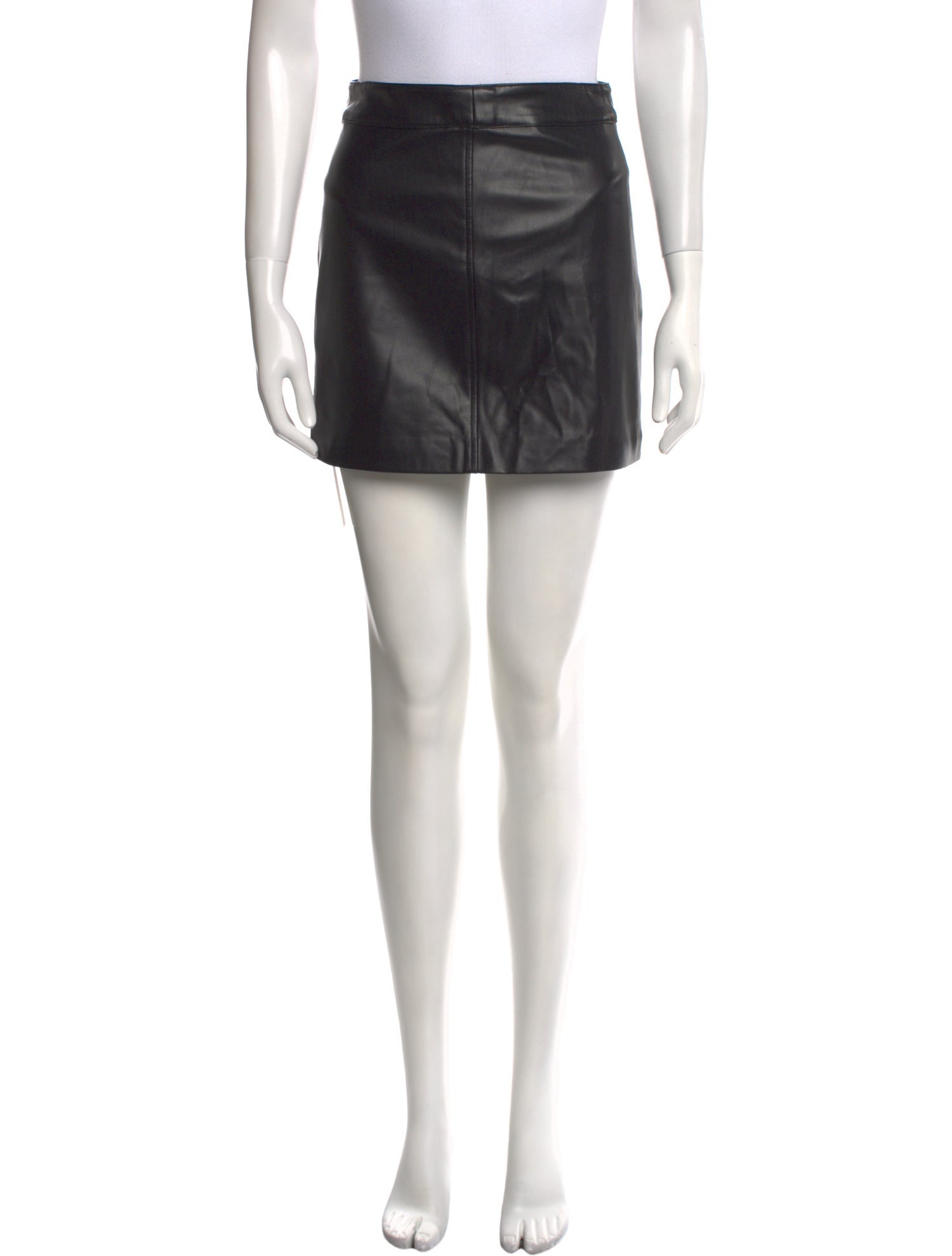 AllSaints Faux Leather Mini Skirt