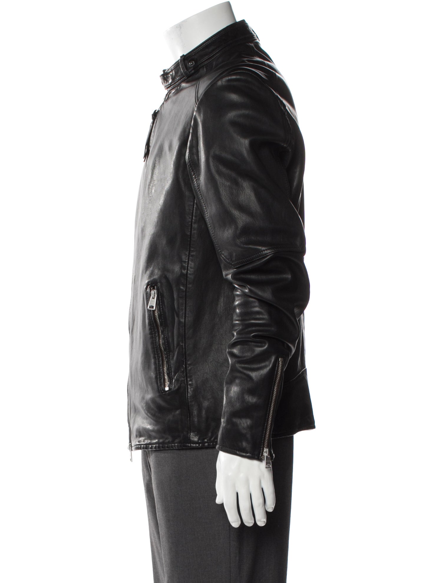 AllSaints Leather Moto Jacket