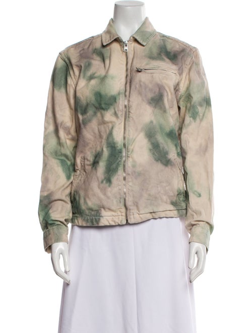 AllSaints Printed Denim Jacket