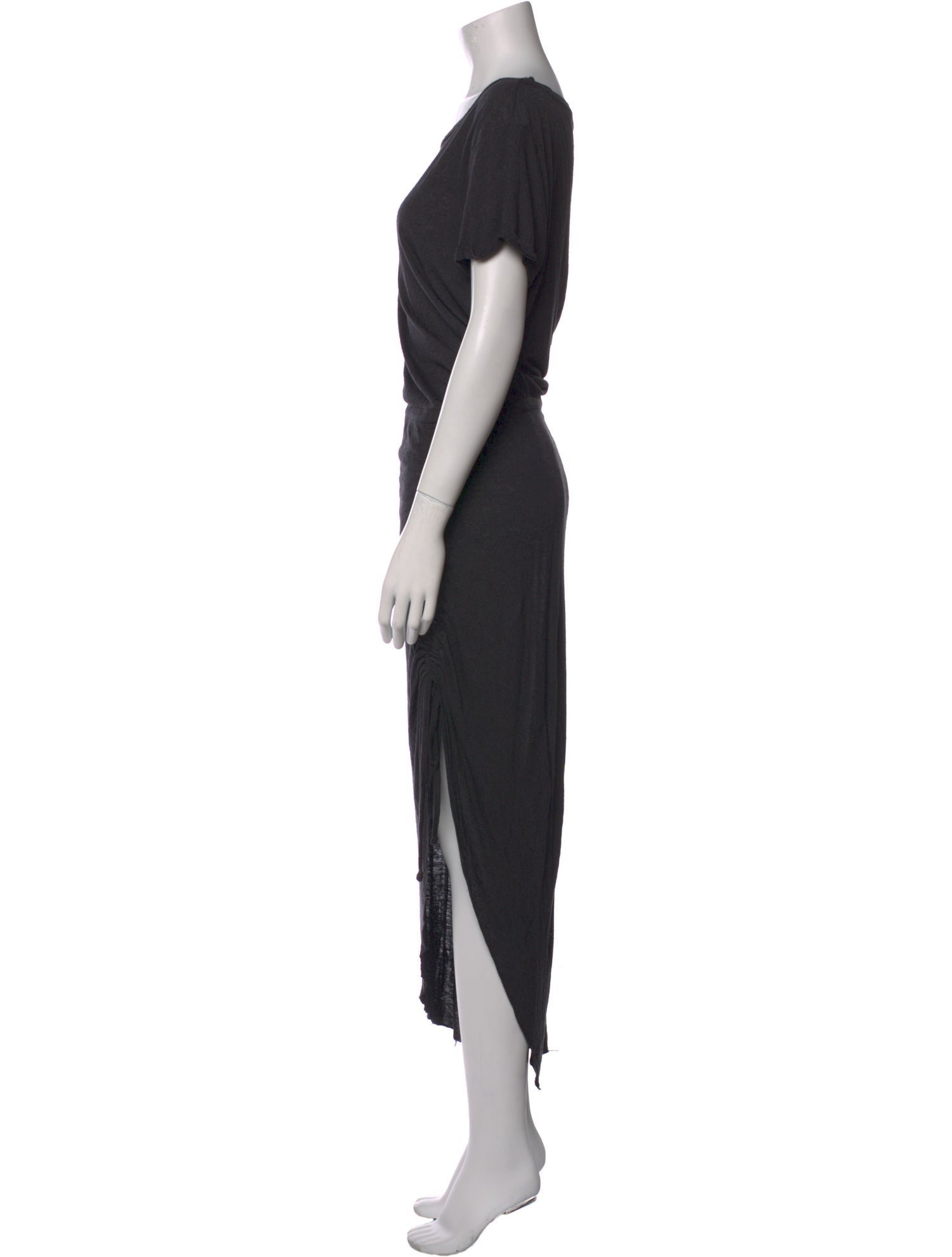 AllSaints Scoop Neck Long Dress