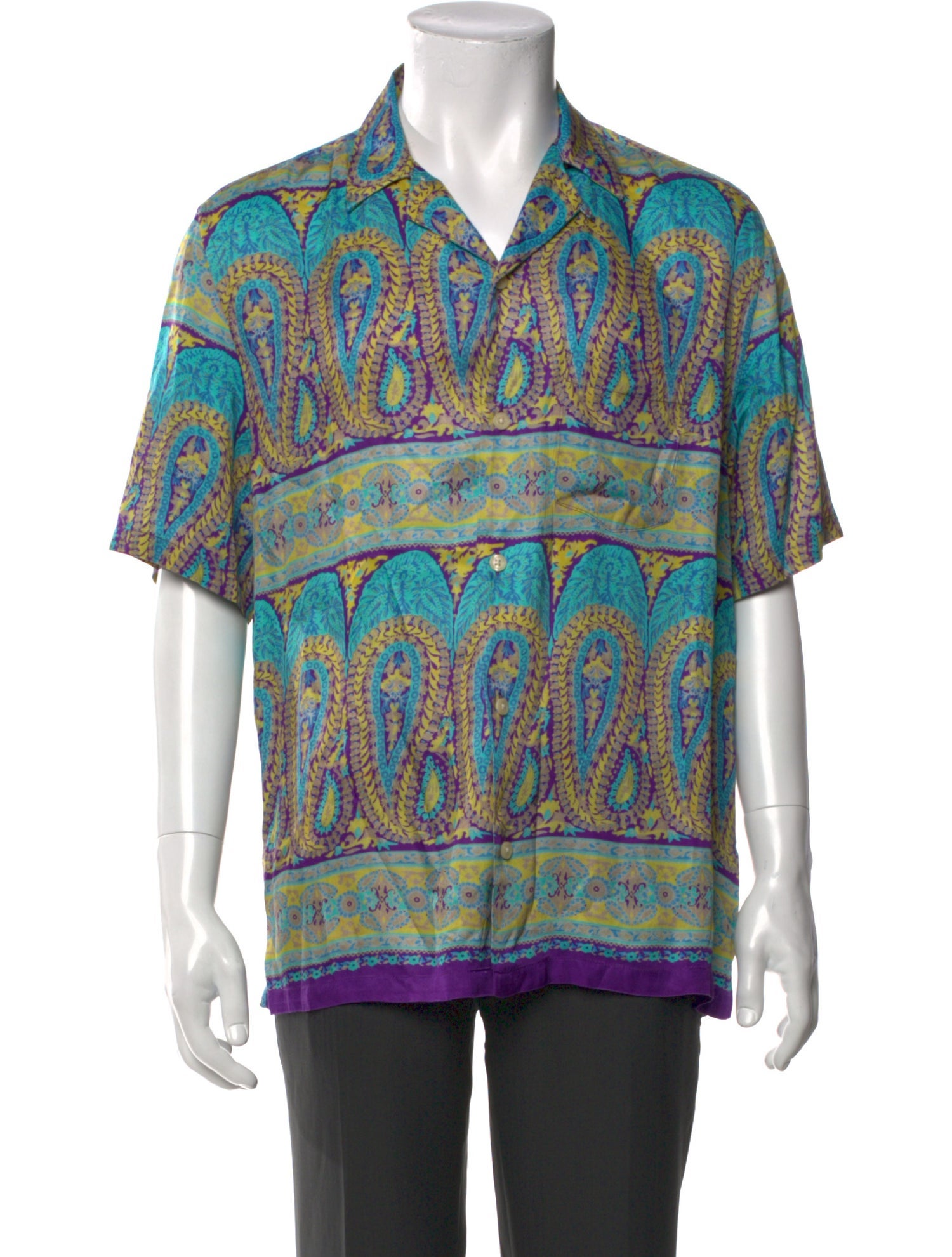 AllSaints Printed Short Sleeve Shirt