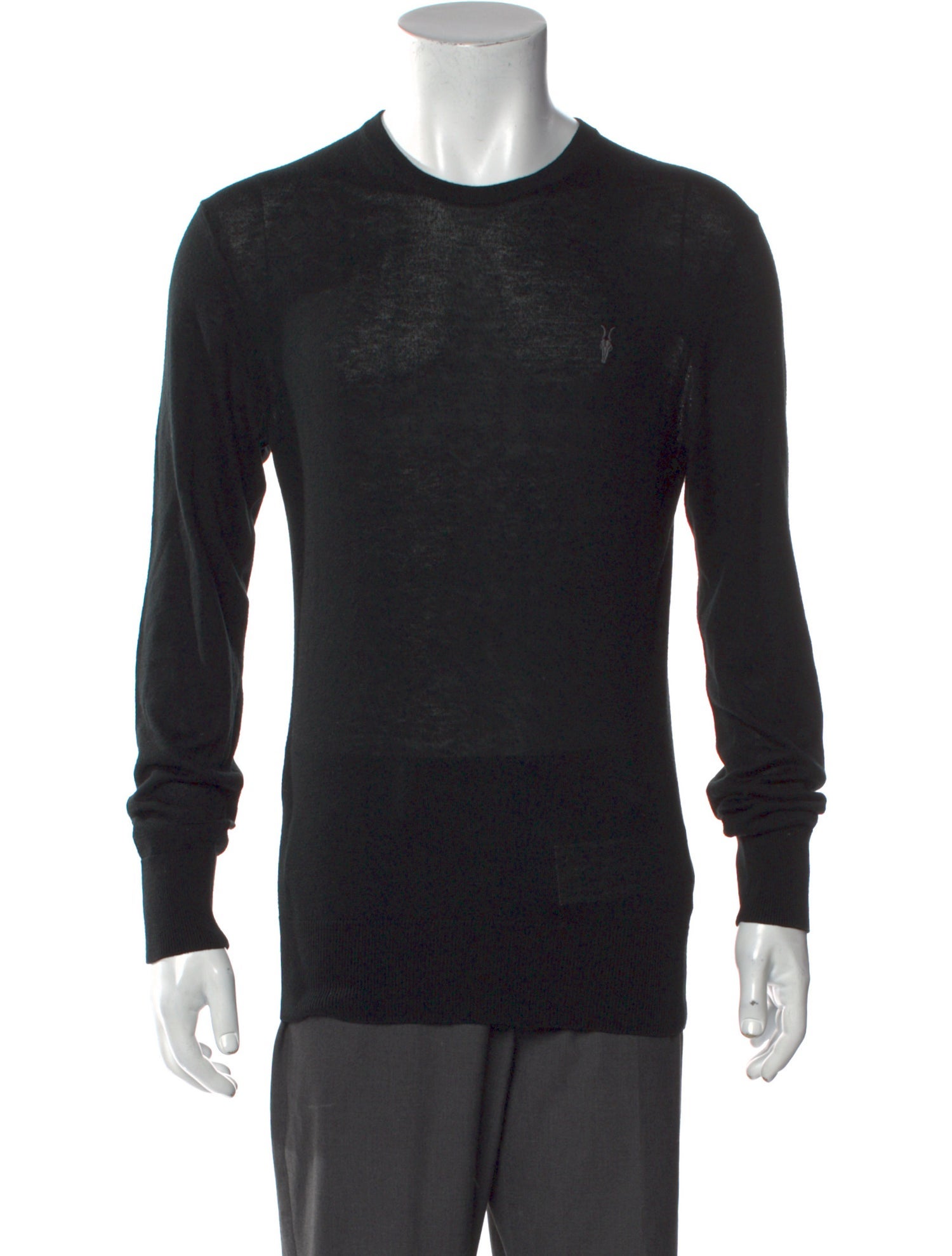 AllSaints Crew Neck Long Sleeve Pullover