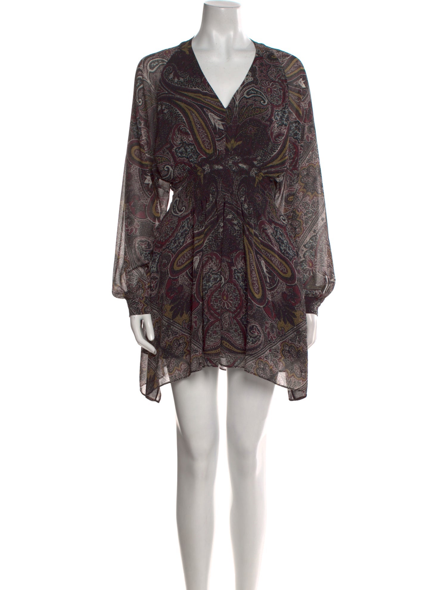 AllSaints Paisley Print Mini Dress