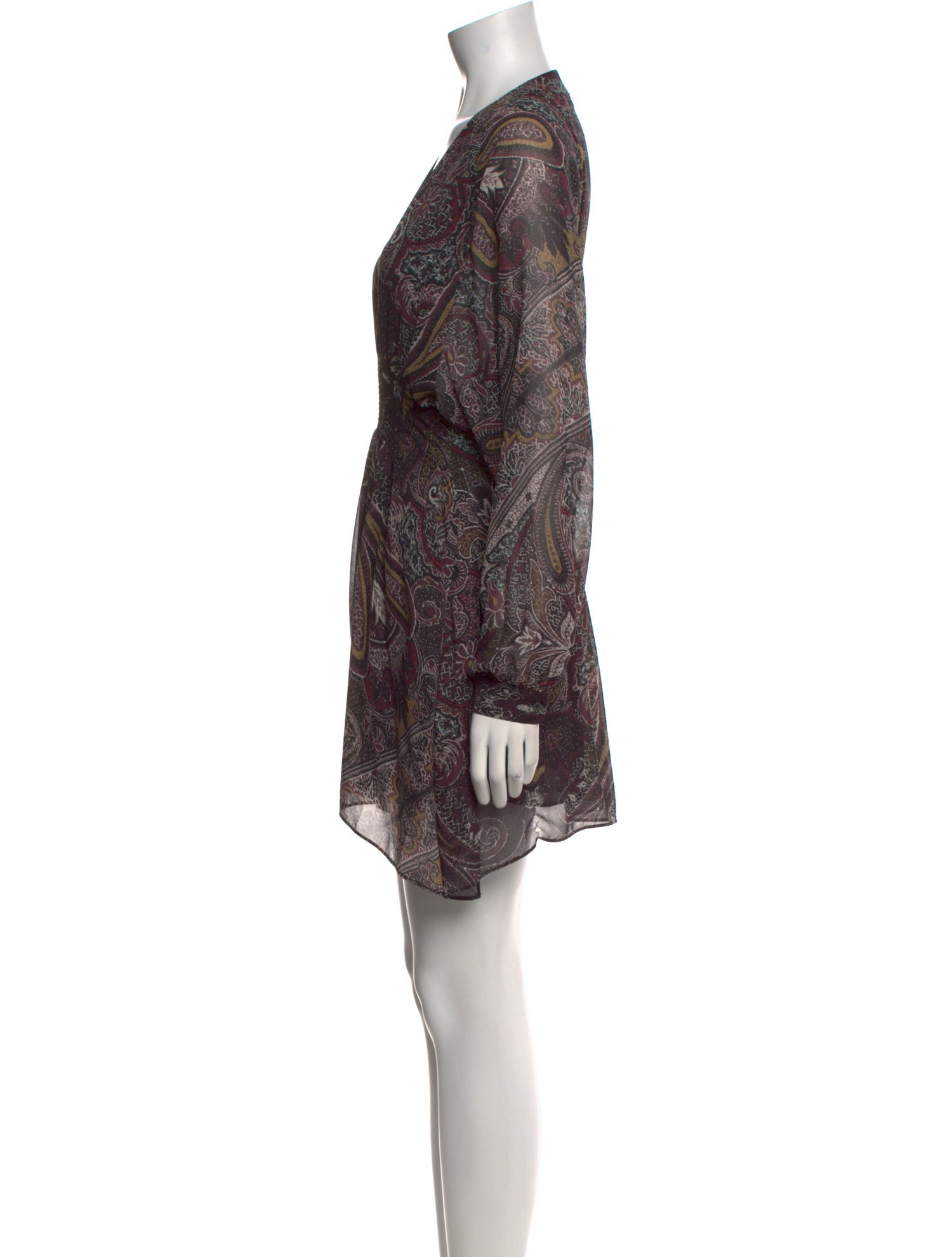 AllSaints Paisley Print Mini Dress