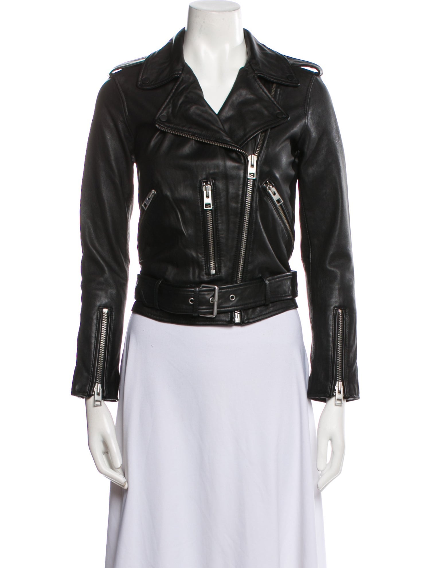 AllSaints Leather Biker Jacket