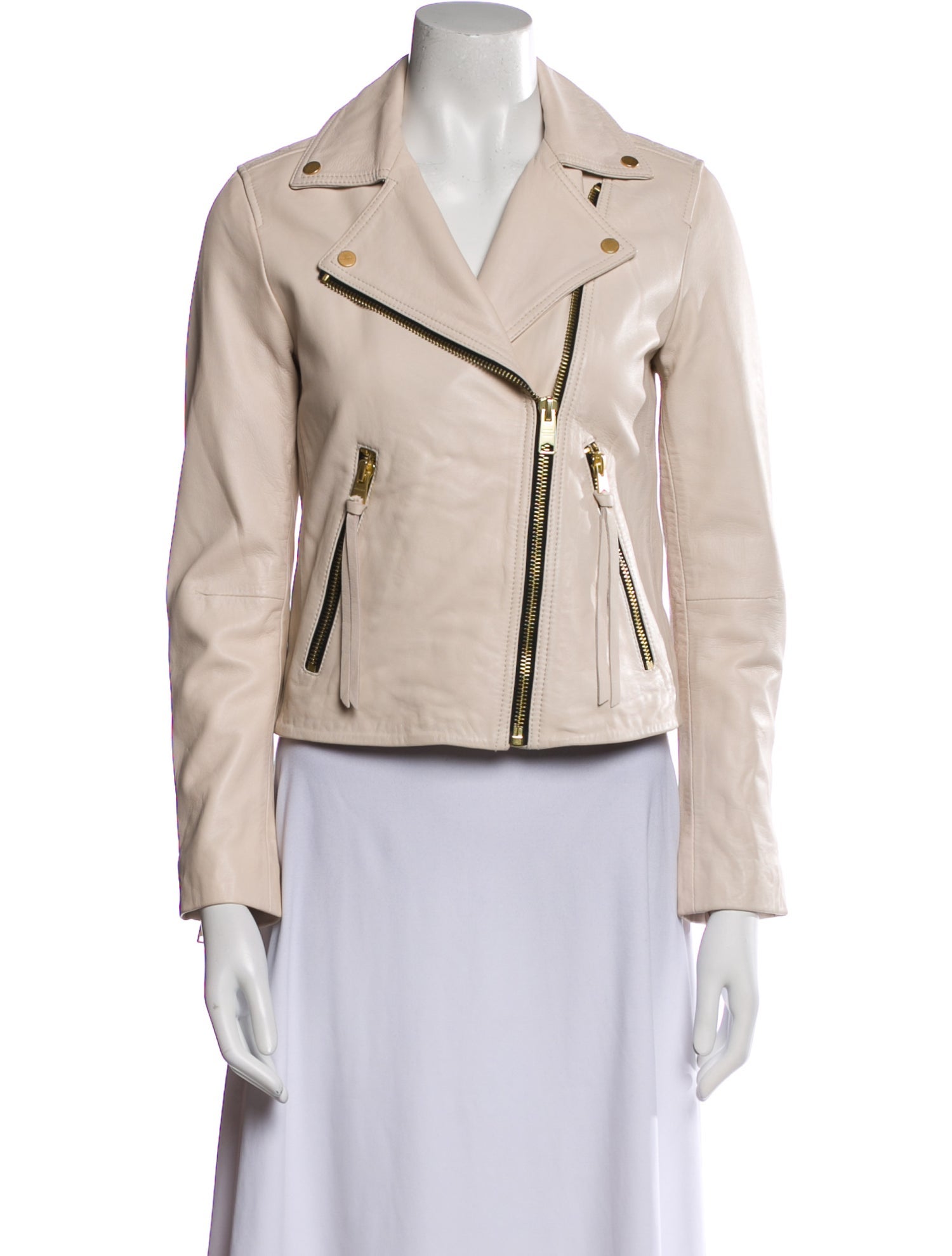 AllSaints Leather Biker Jacket w/ Tags