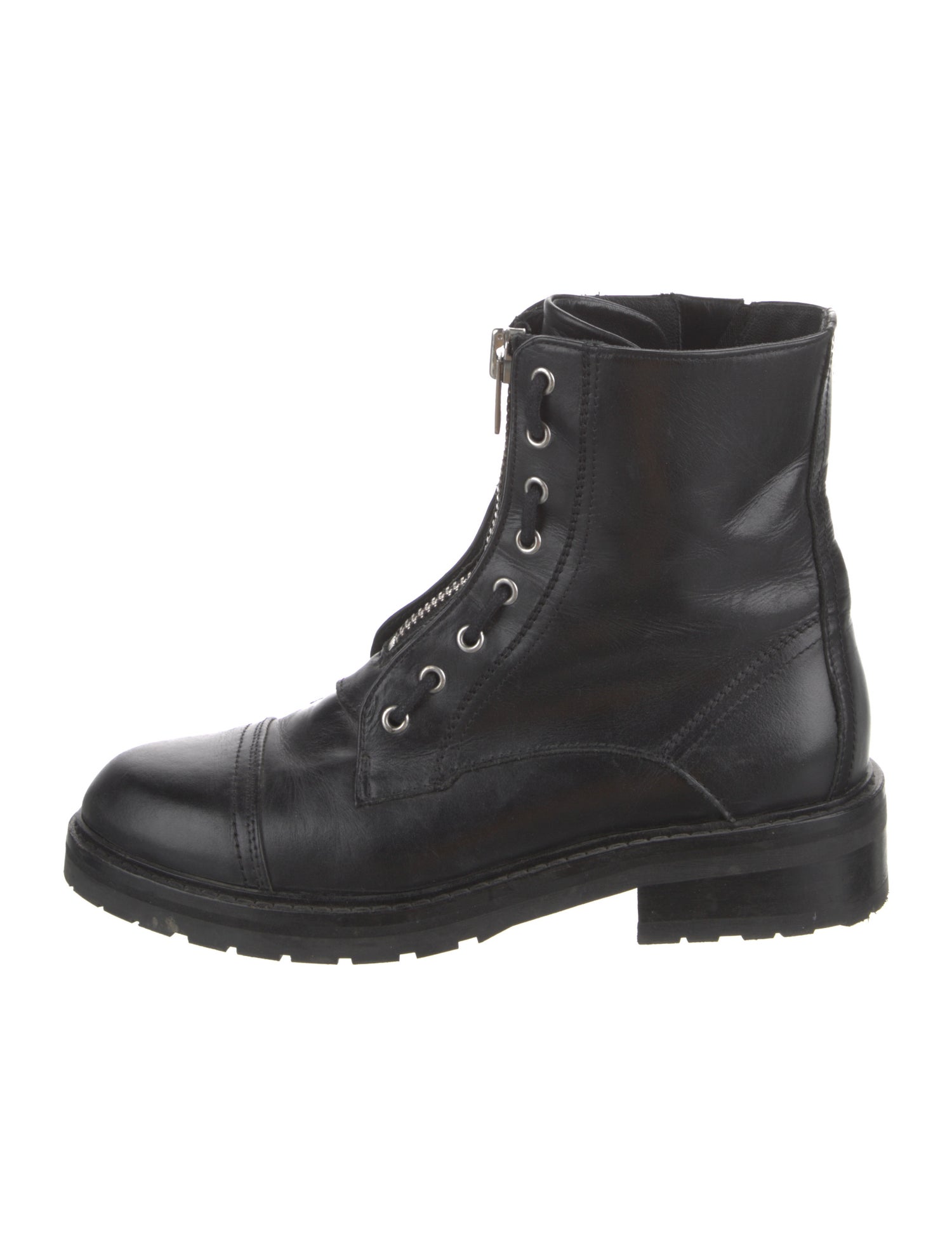 AllSaints Leather Combat Boots