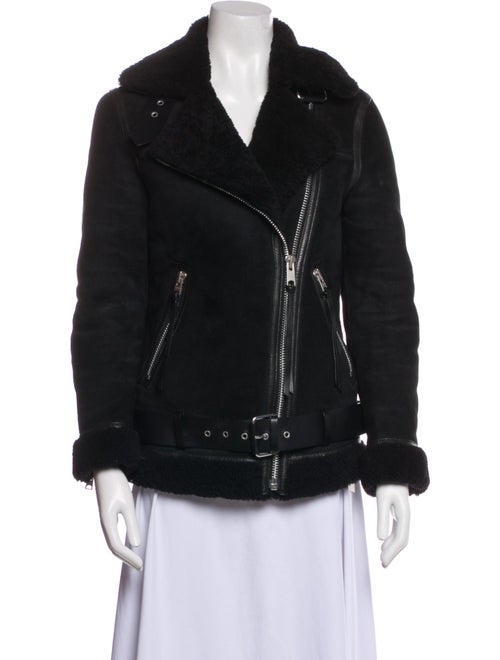 AllSaints Shearling Biker Jacket