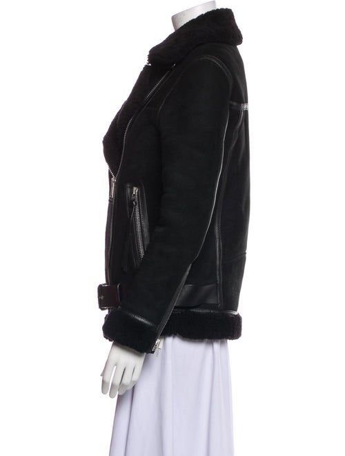 AllSaints Shearling Biker Jacket