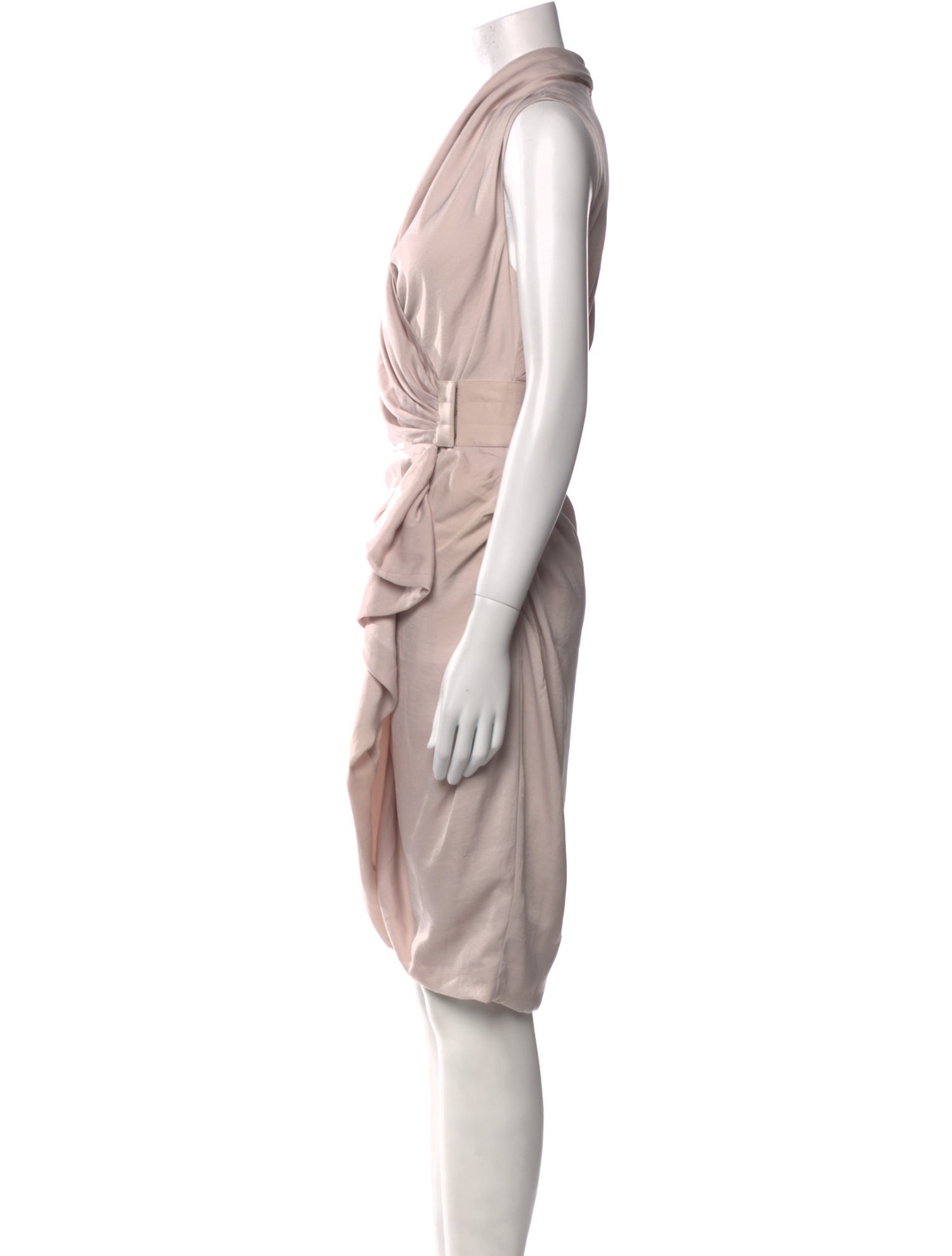 AllSaints V-Neck Knee-Length Dress