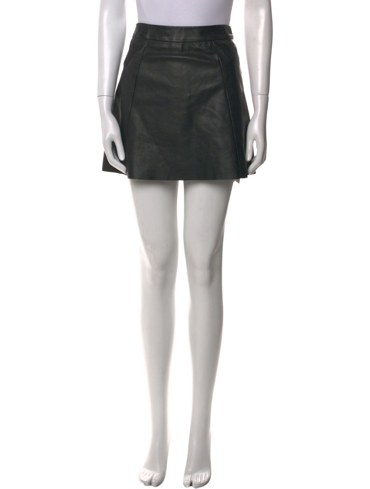 AllSaints Leather Mini Skirt