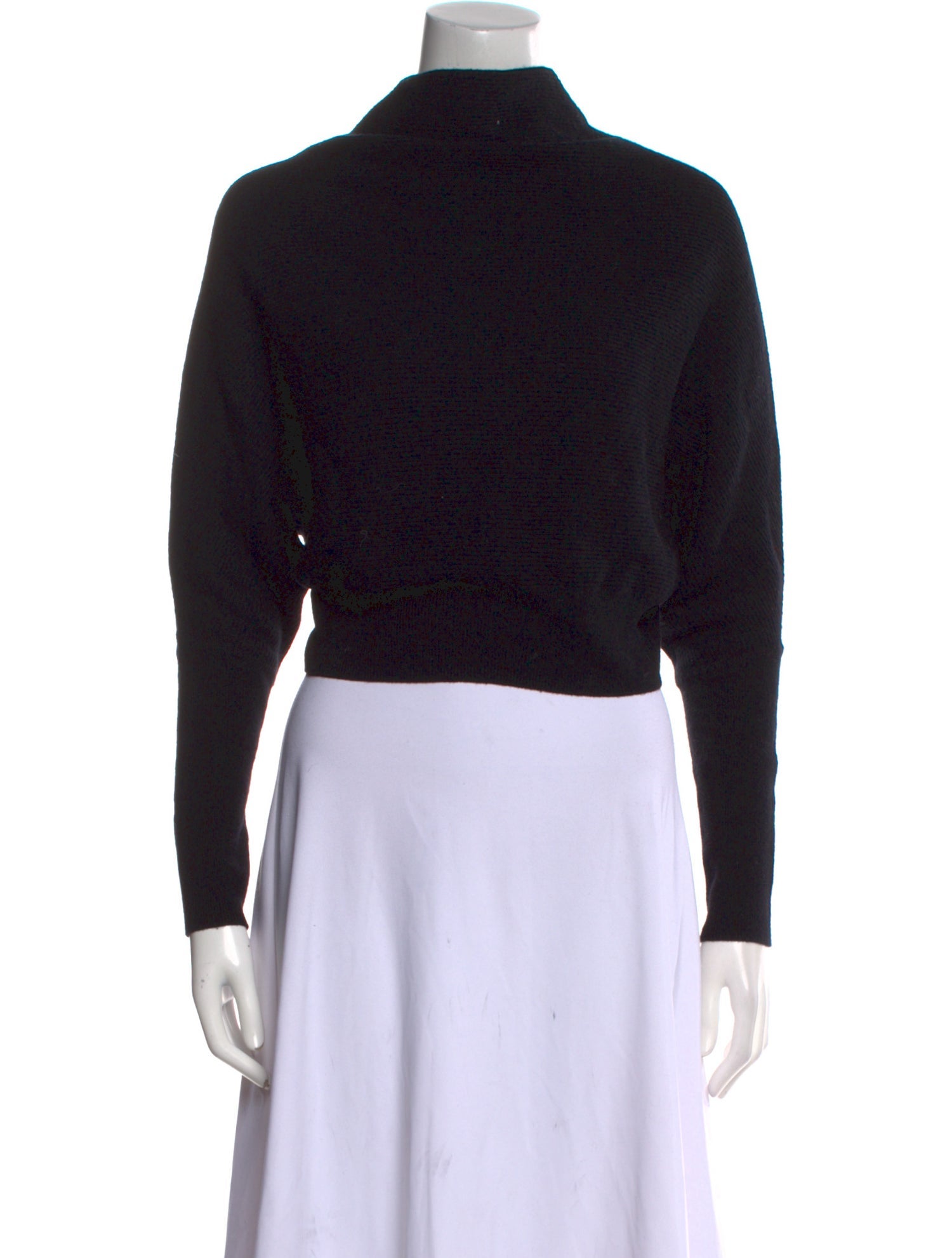 AllSaints Wool Mock Neck Sweater