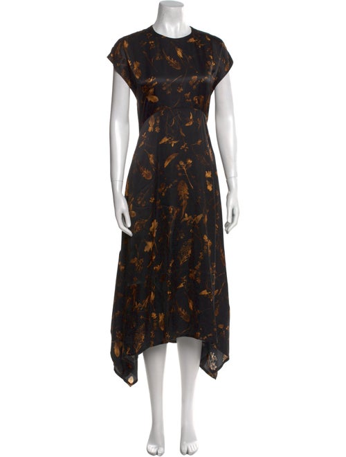 AllSaints Silk Long Dress