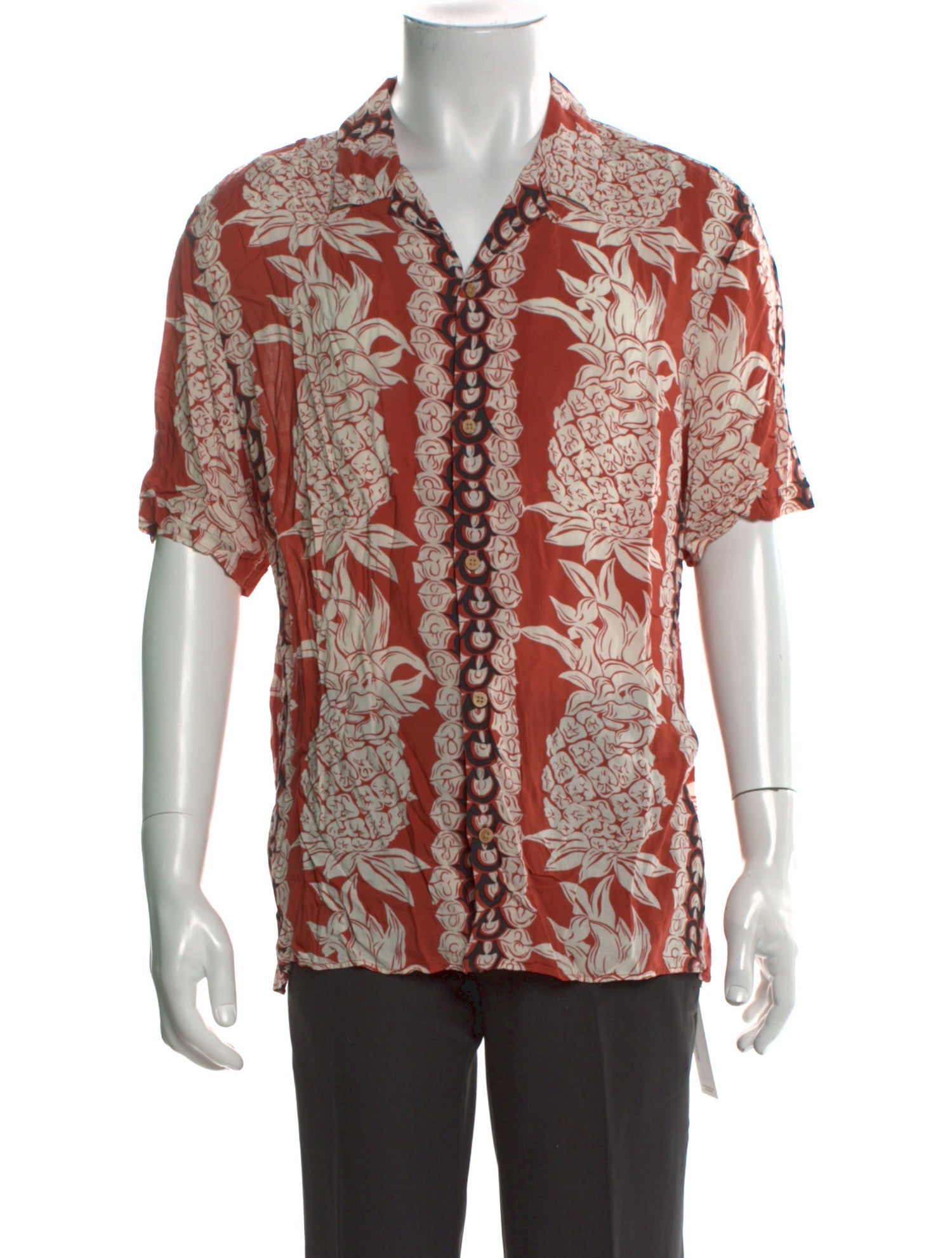 AllSaints Printed Short Sleeve Shirt