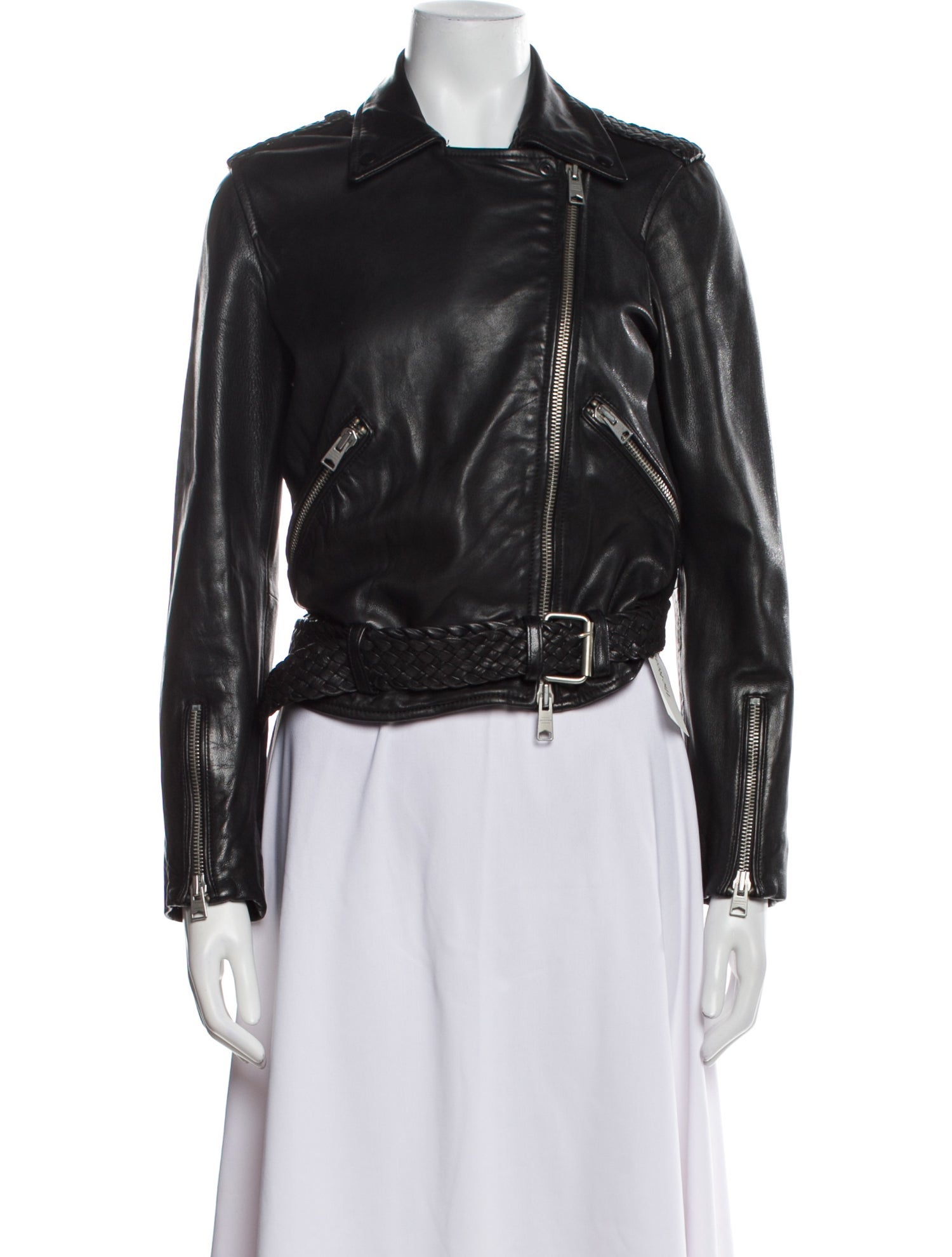 AllSaints Lambskin Biker Jacket