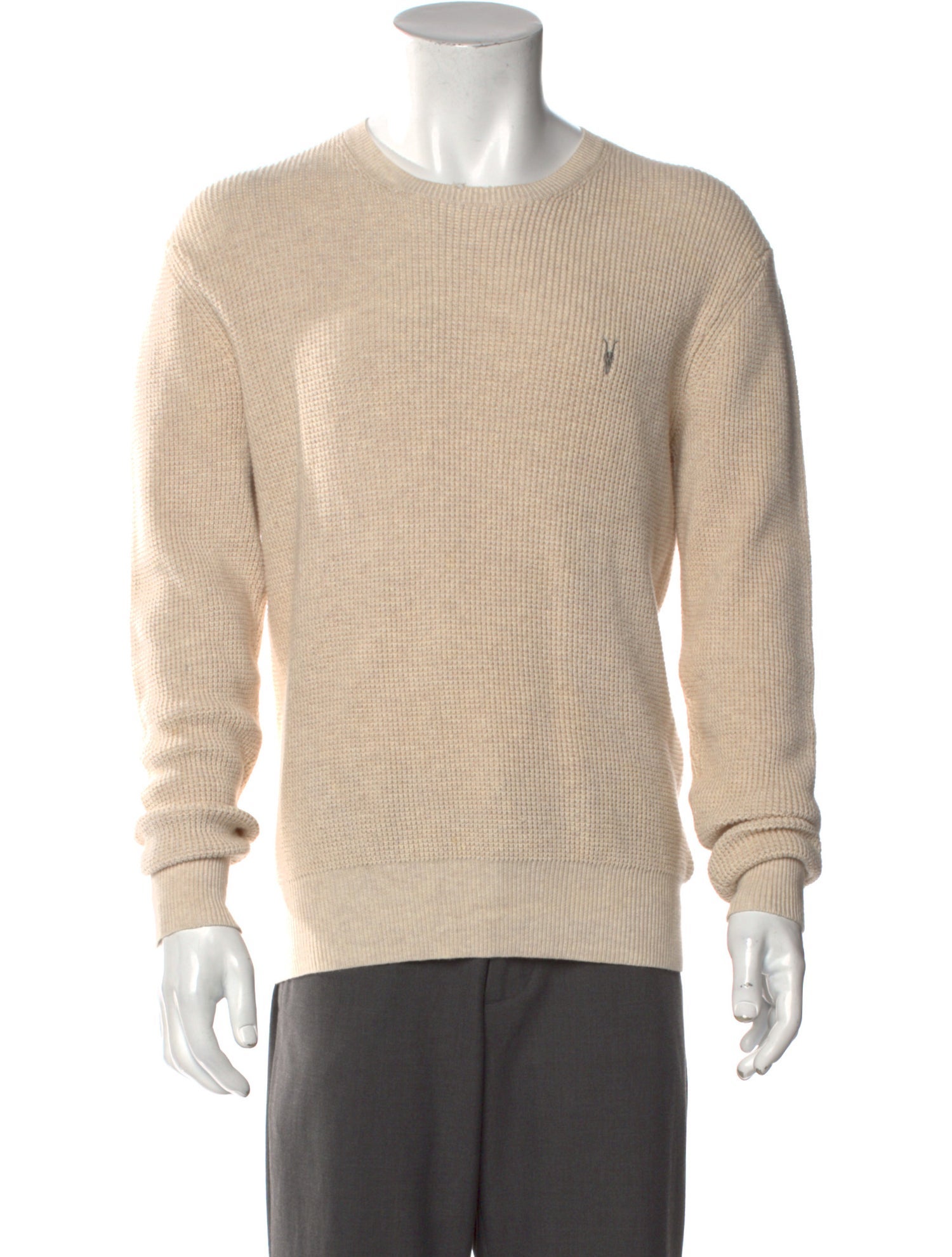 AllSaints Crew Neck Long Sleeve Pullover