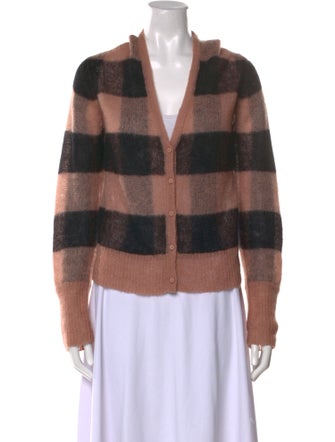 AllSaints Striped V-Neck Sweater