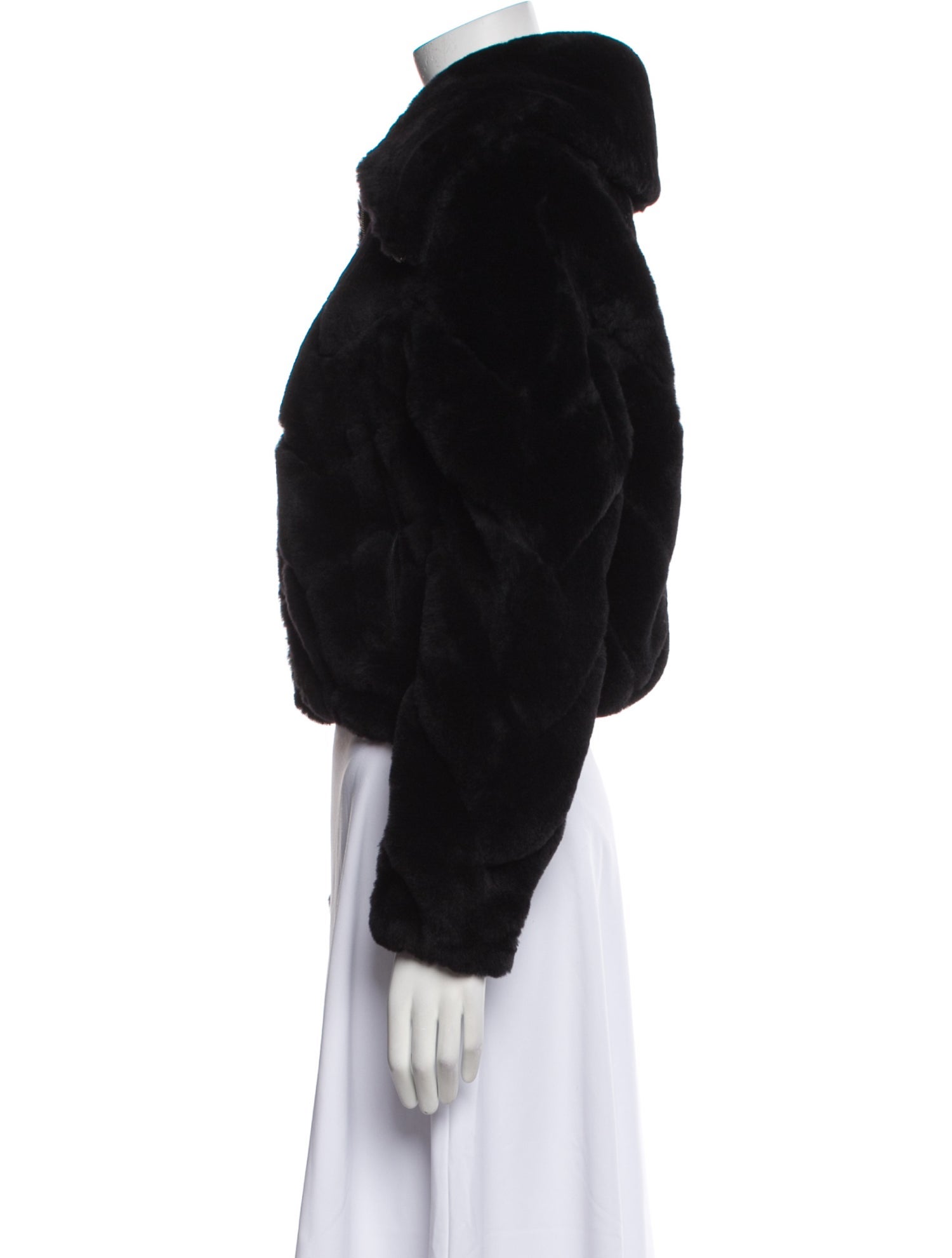 AllSaints Lace Faux Fur Jacket