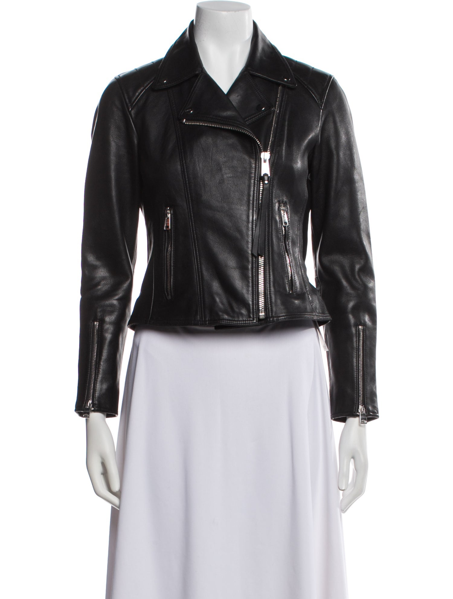 AllSaints Leather Biker Jacket