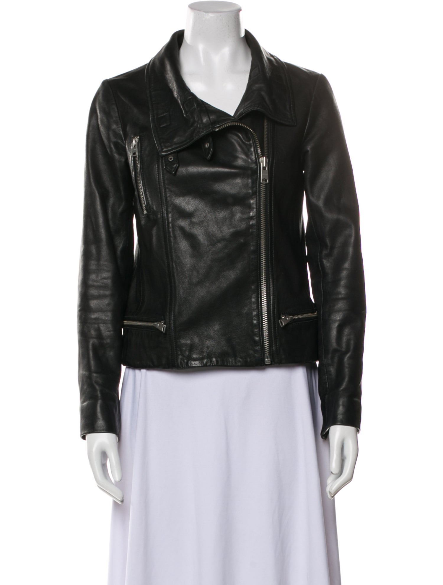 AllSaints Leather Biker Jacket