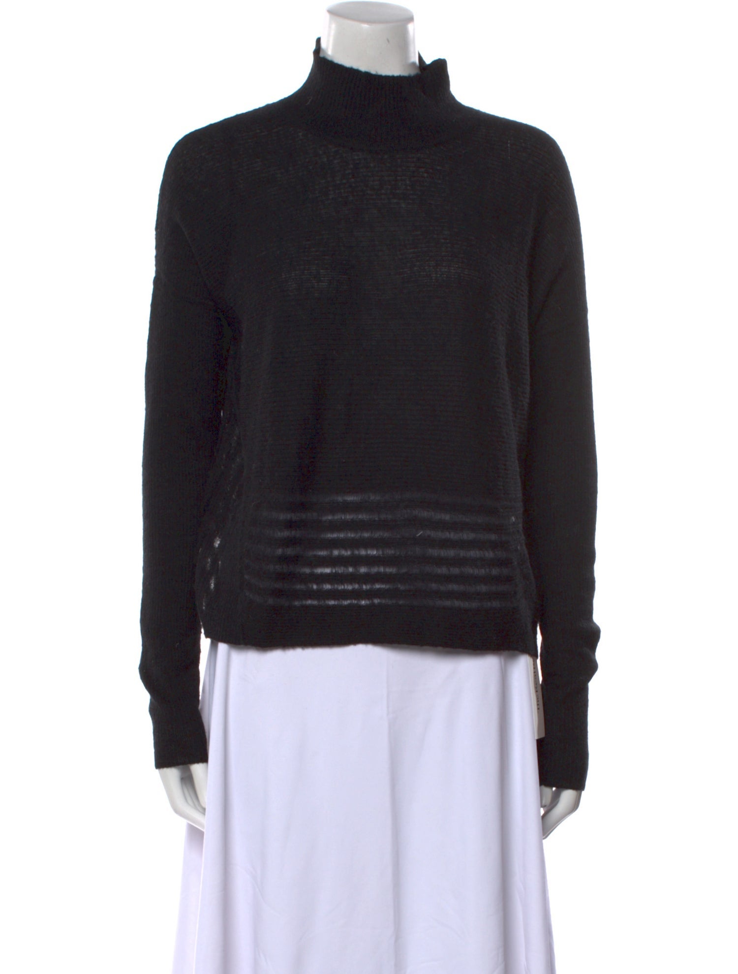 AllSaints Nylon Turtleneck Sweater