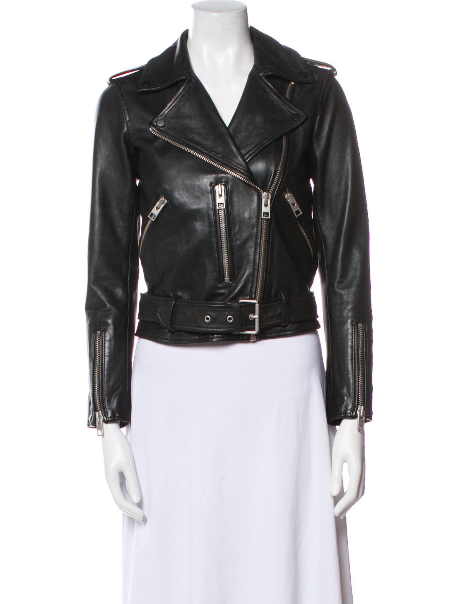 AllSaints Leather Biker Jacket
