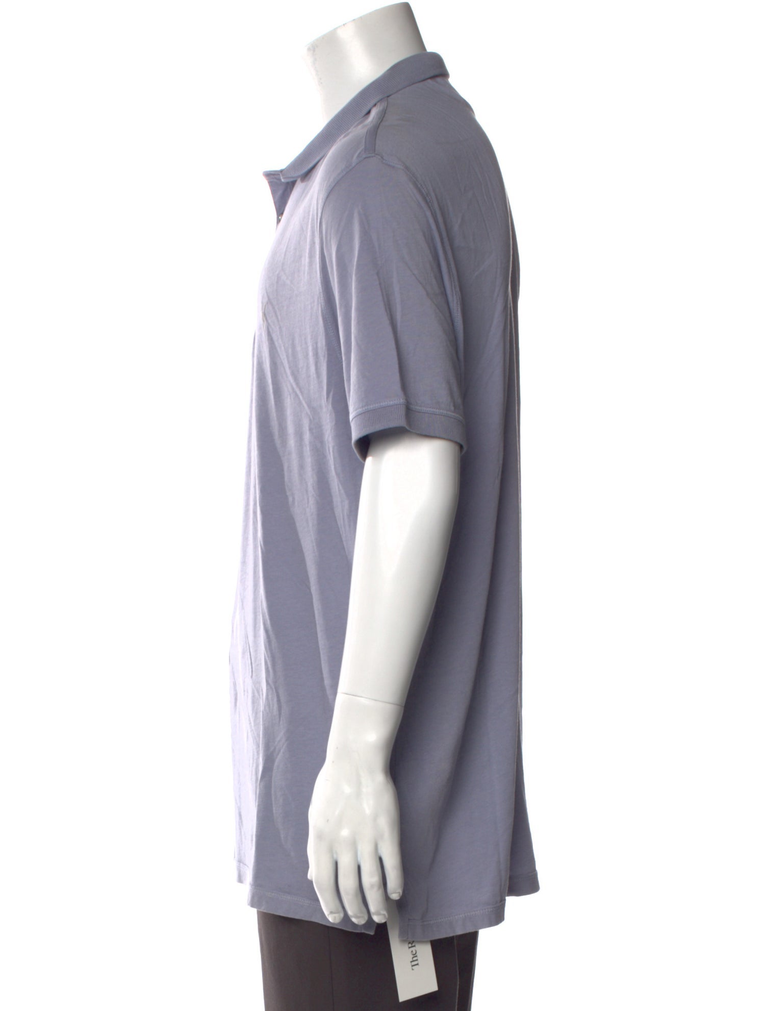 AllSaints V-Neck Short Sleeve Polo Shirt