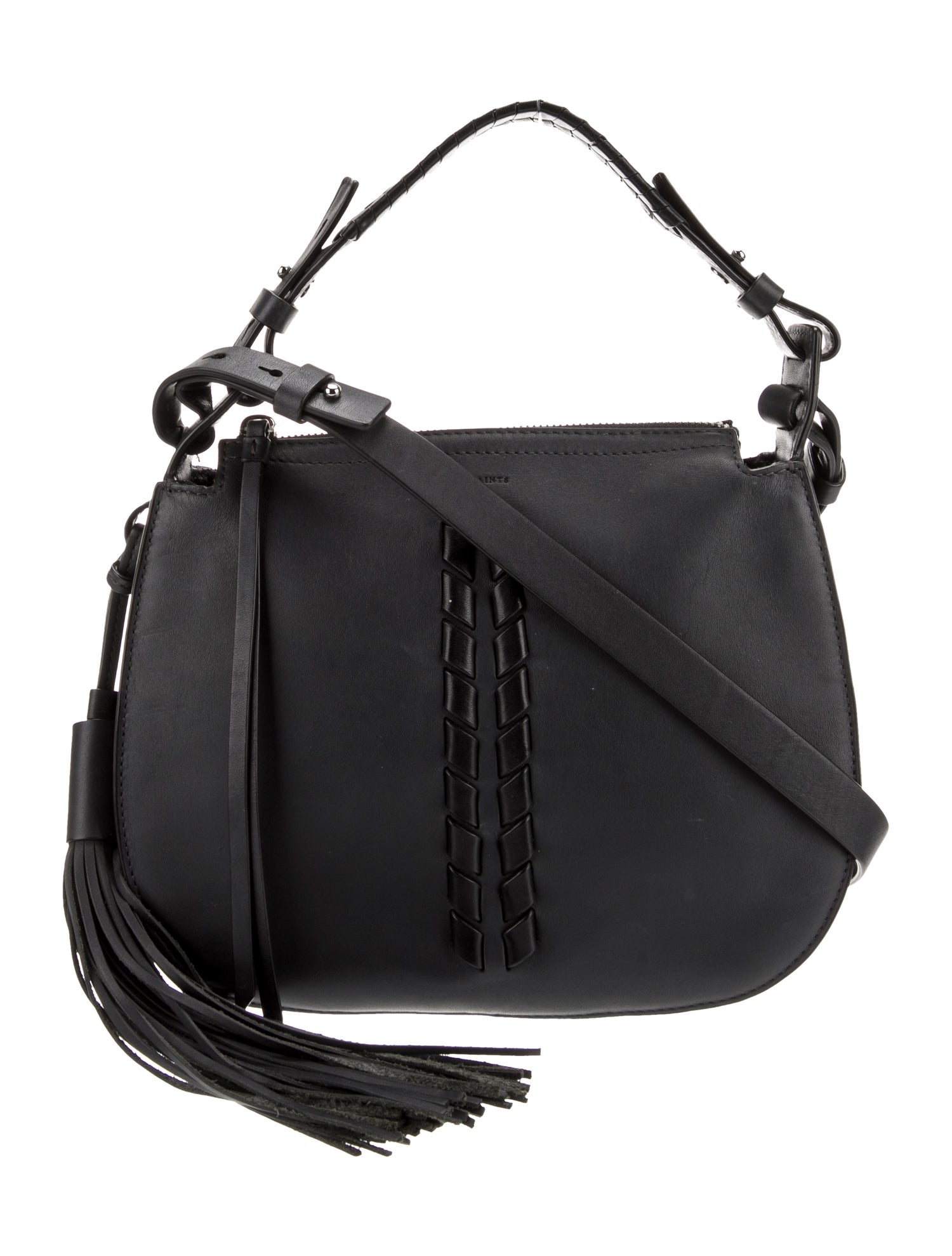 AllSaints Leather Messenger Bag