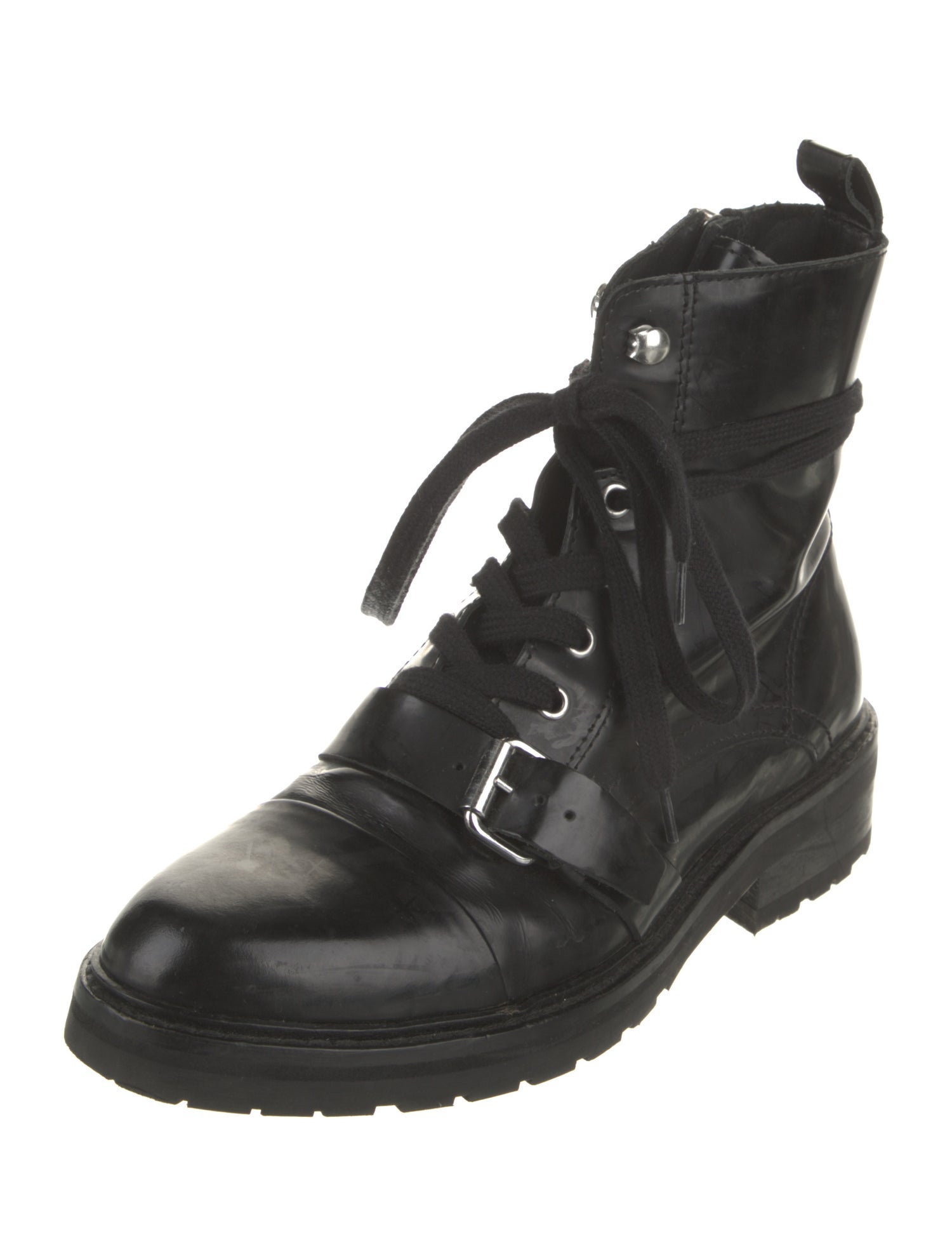 AllSaints Leather Combat Boots