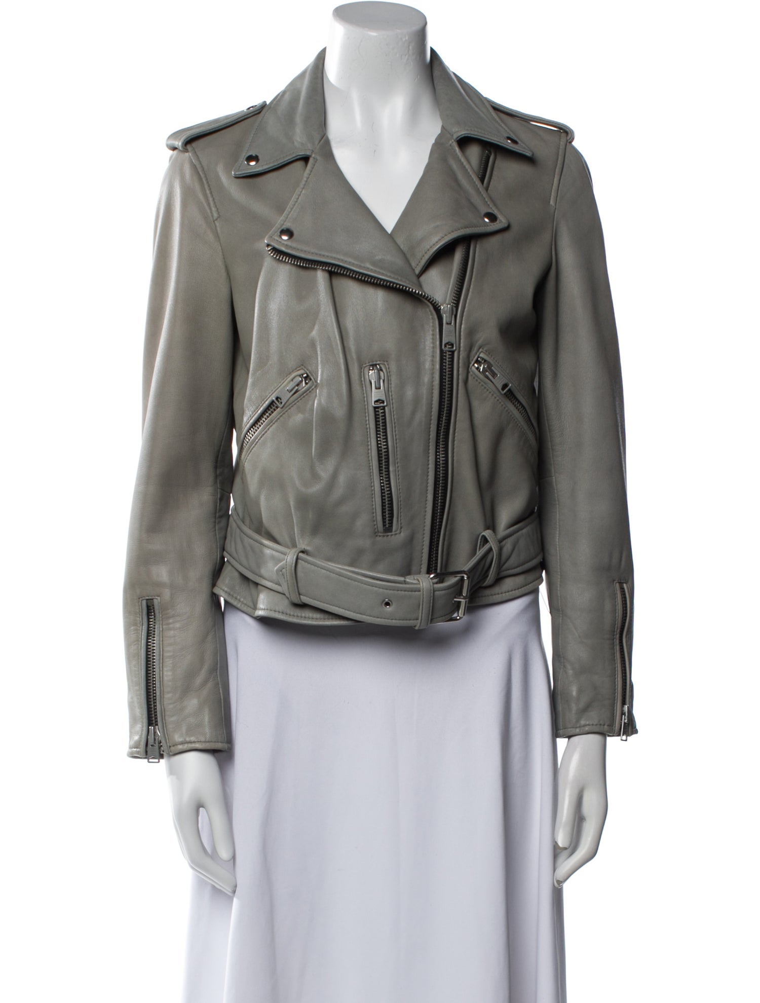 AllSaints Leather Biker Jacket