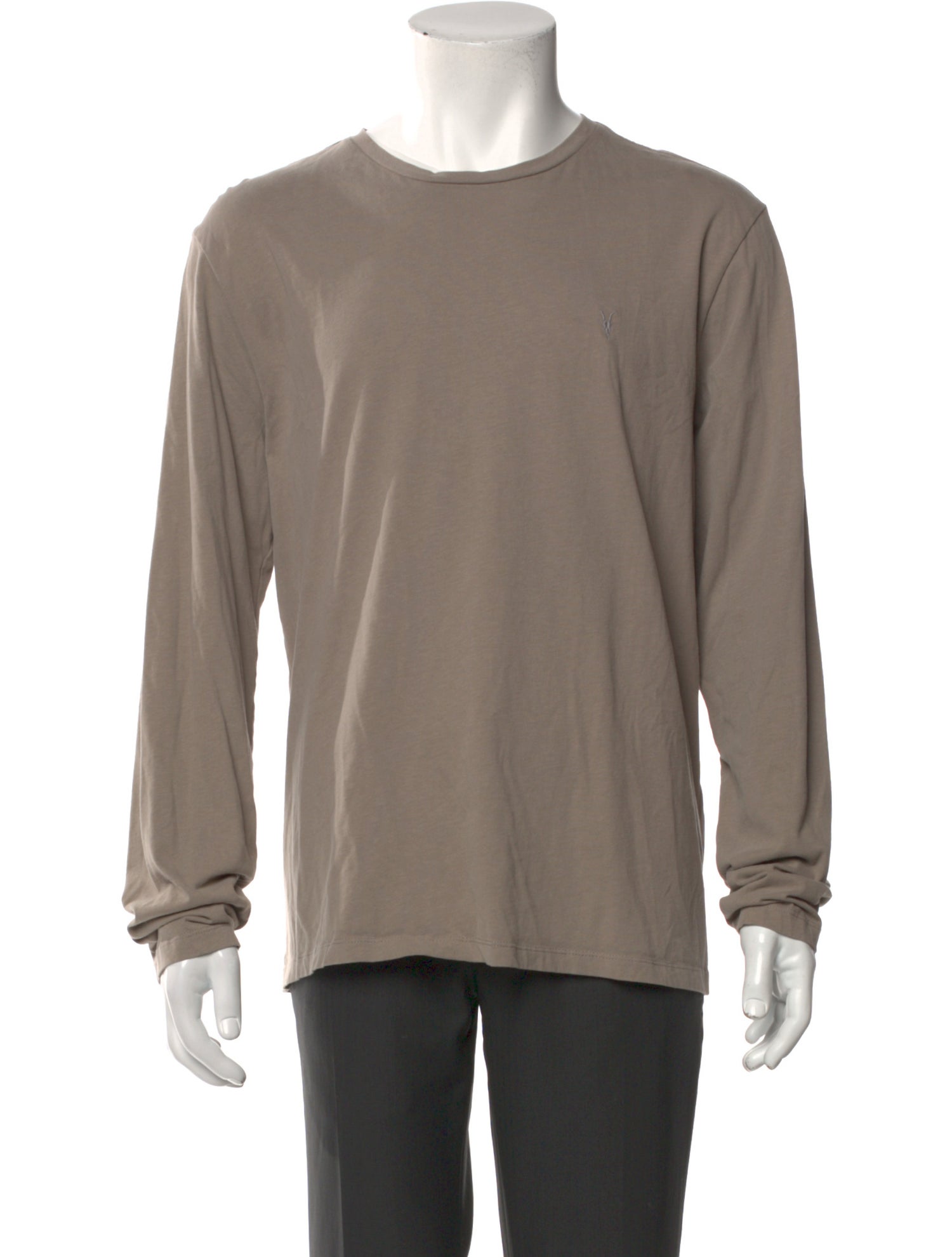 AllSaints Crew Neck Long Sleeve T-Shirt