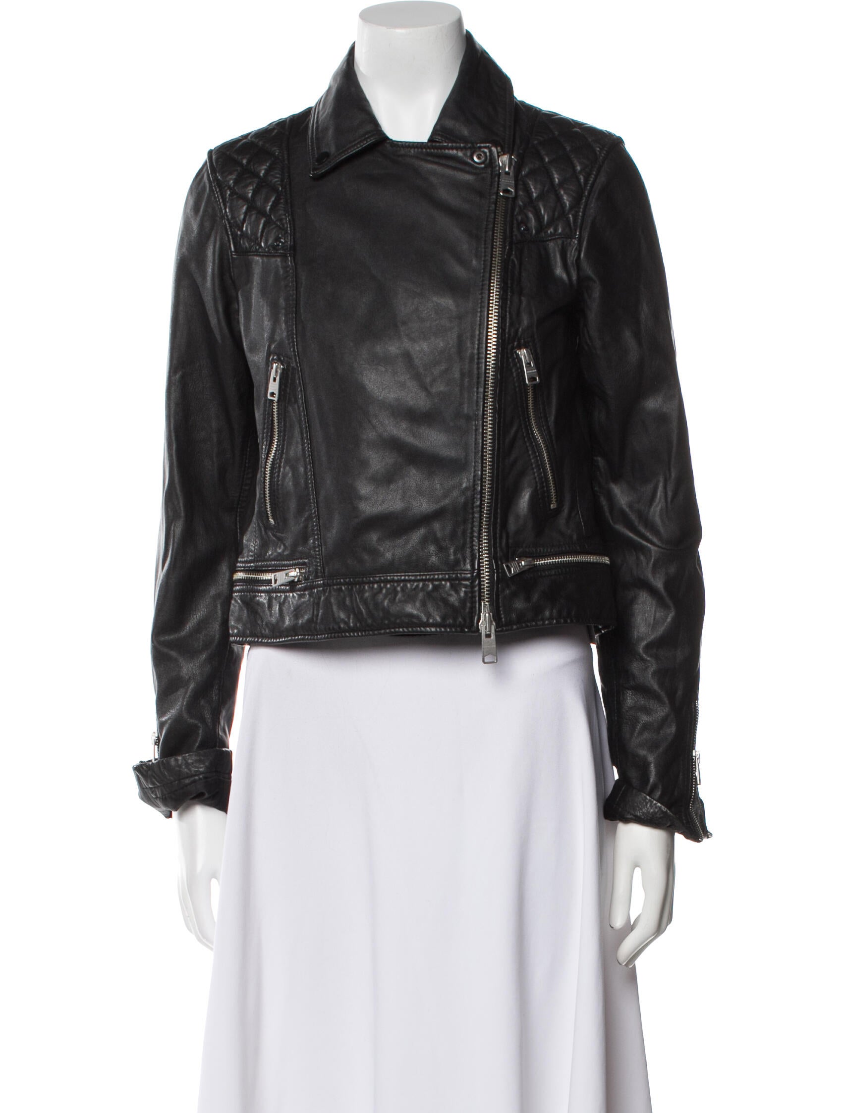 AllSaints Leather Biker Jacket
