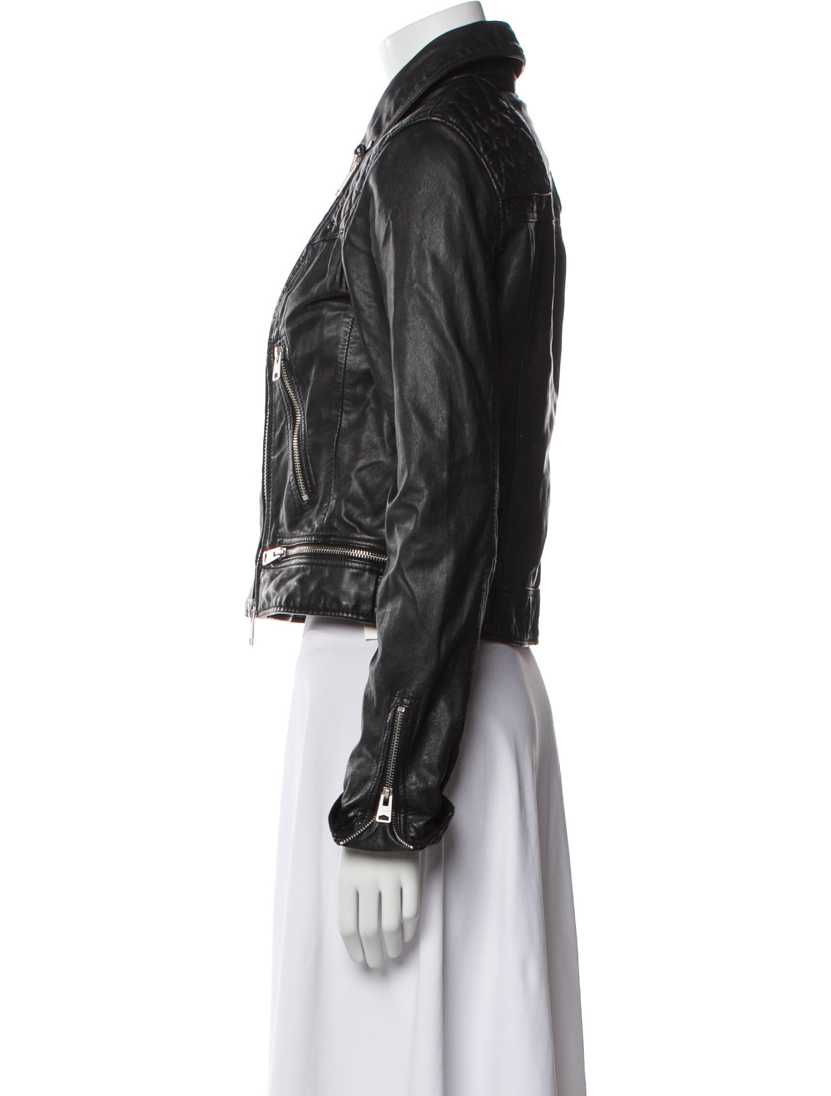 AllSaints Leather Biker Jacket