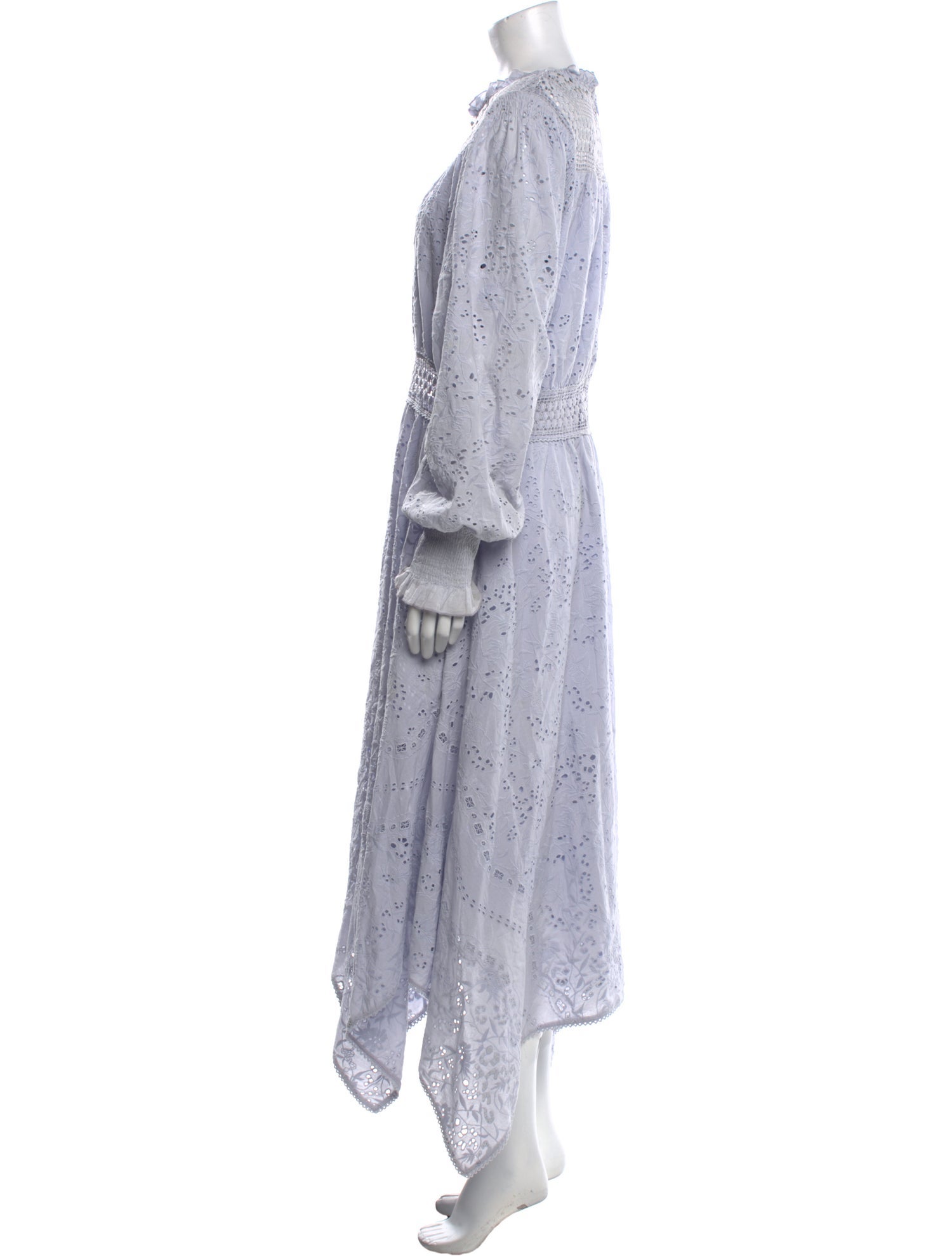 AllSaints Lace Pattern Midi Length Dress