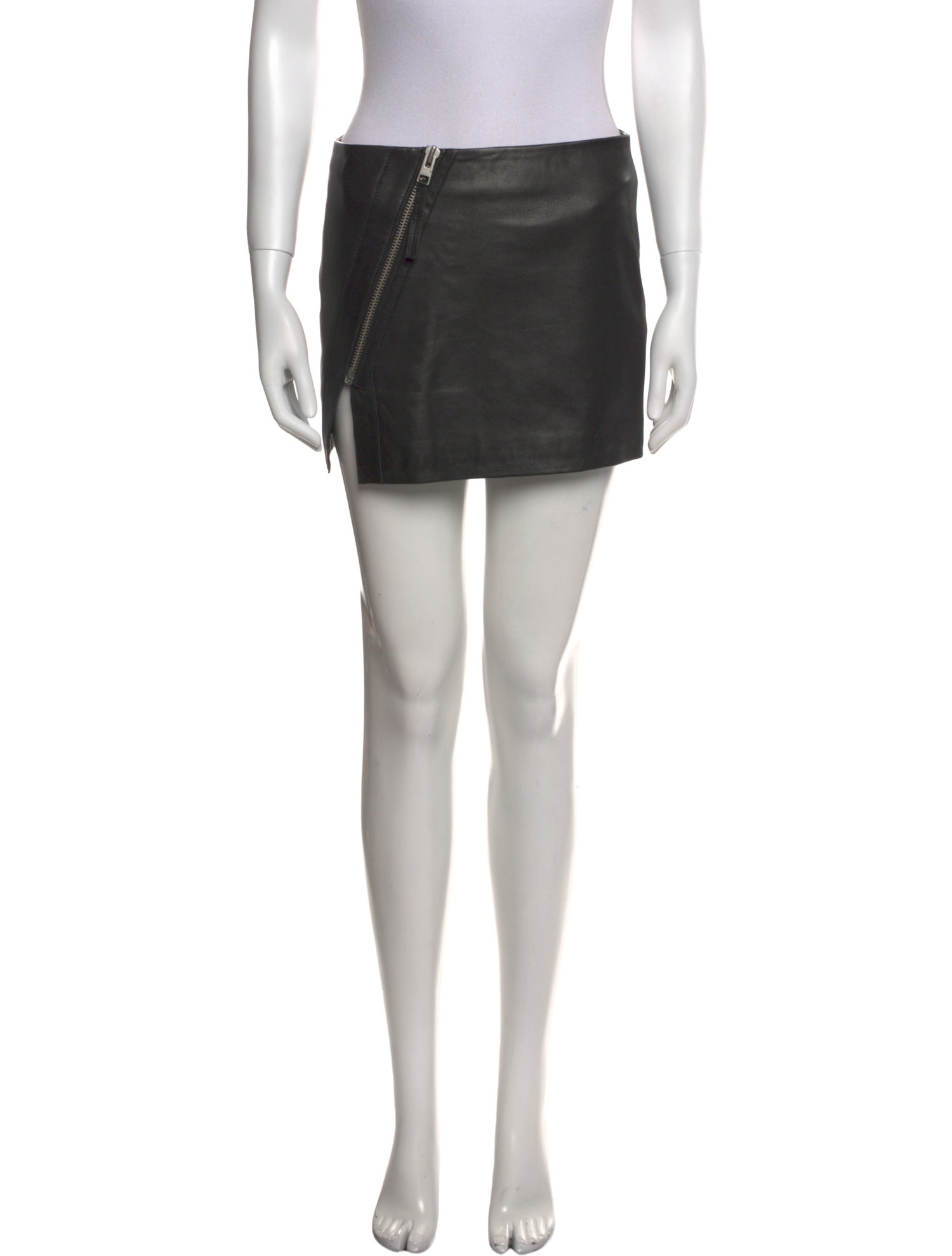AllSaints Leather Mini Skirt