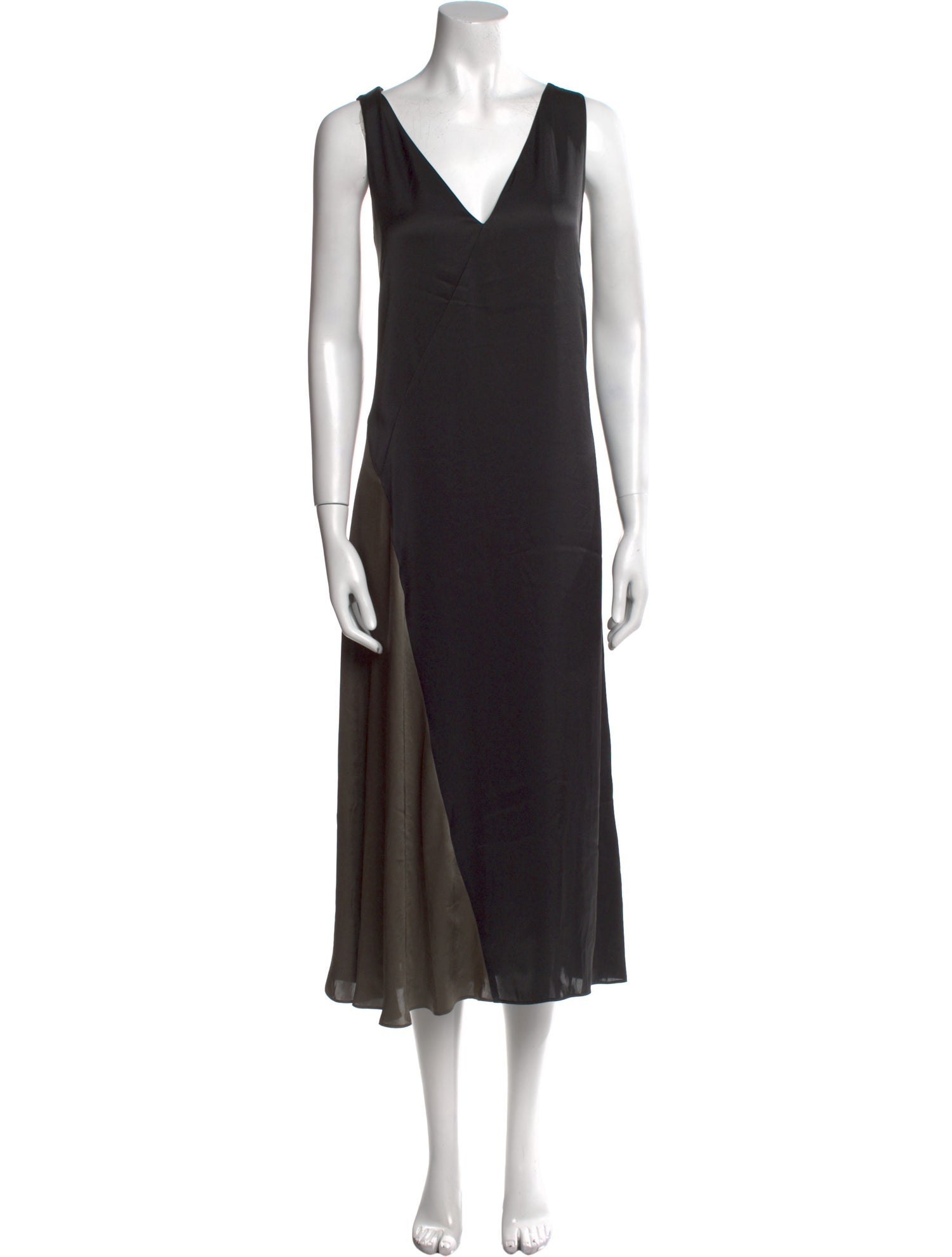 AllSaints V-Neck Long Dress