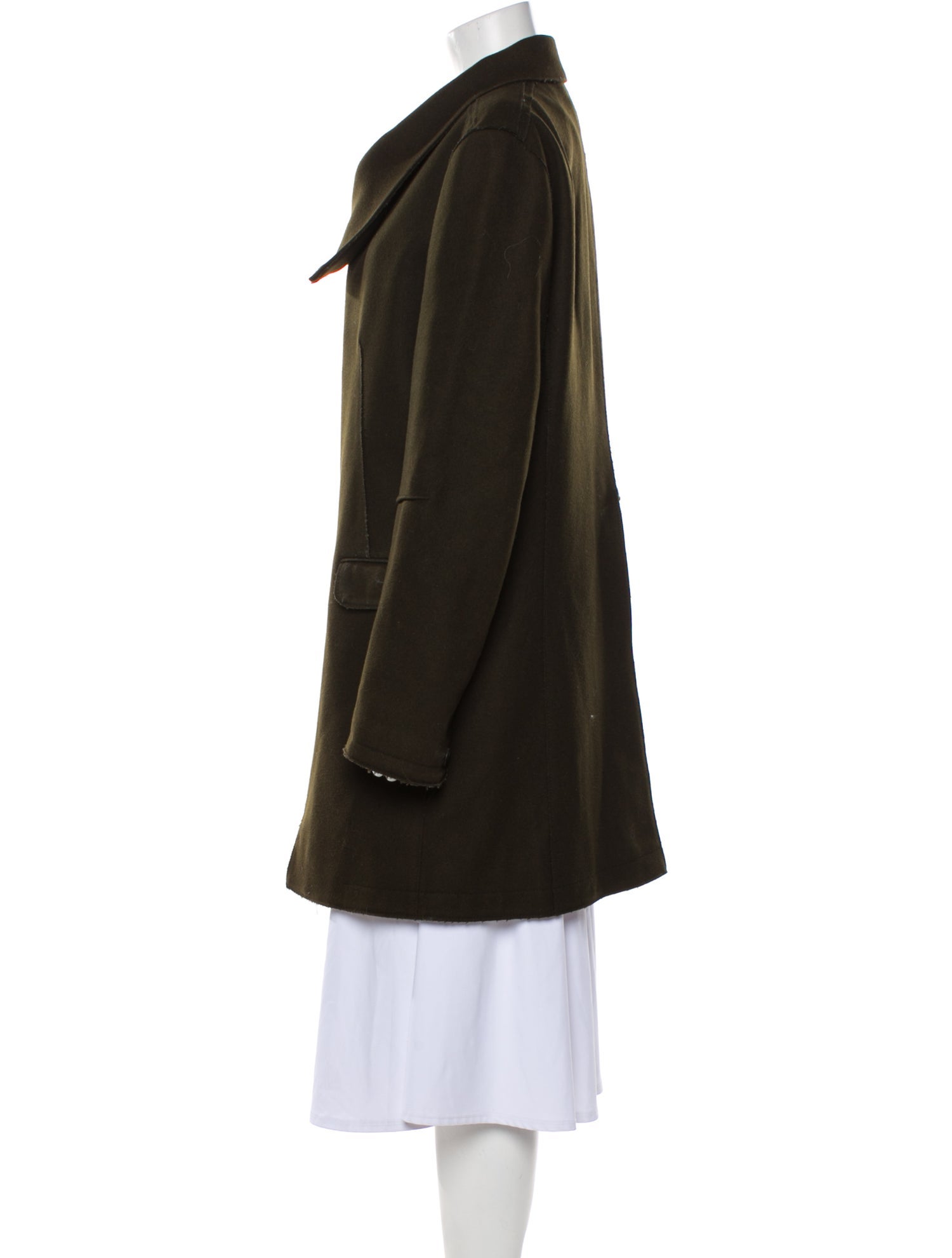 AllSaints Wool Peacoat