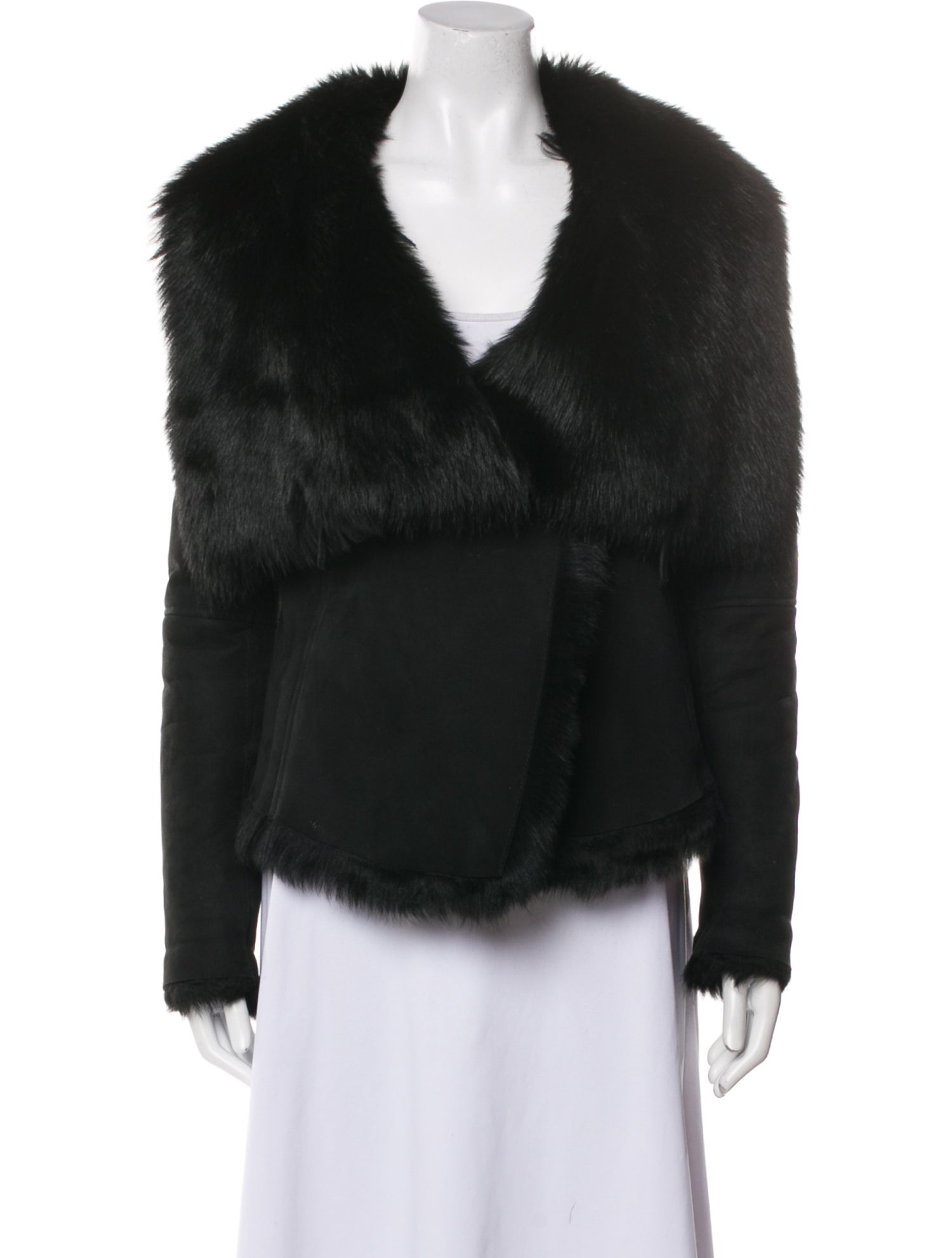 AllSaints Shearling Faux Fur Jacket