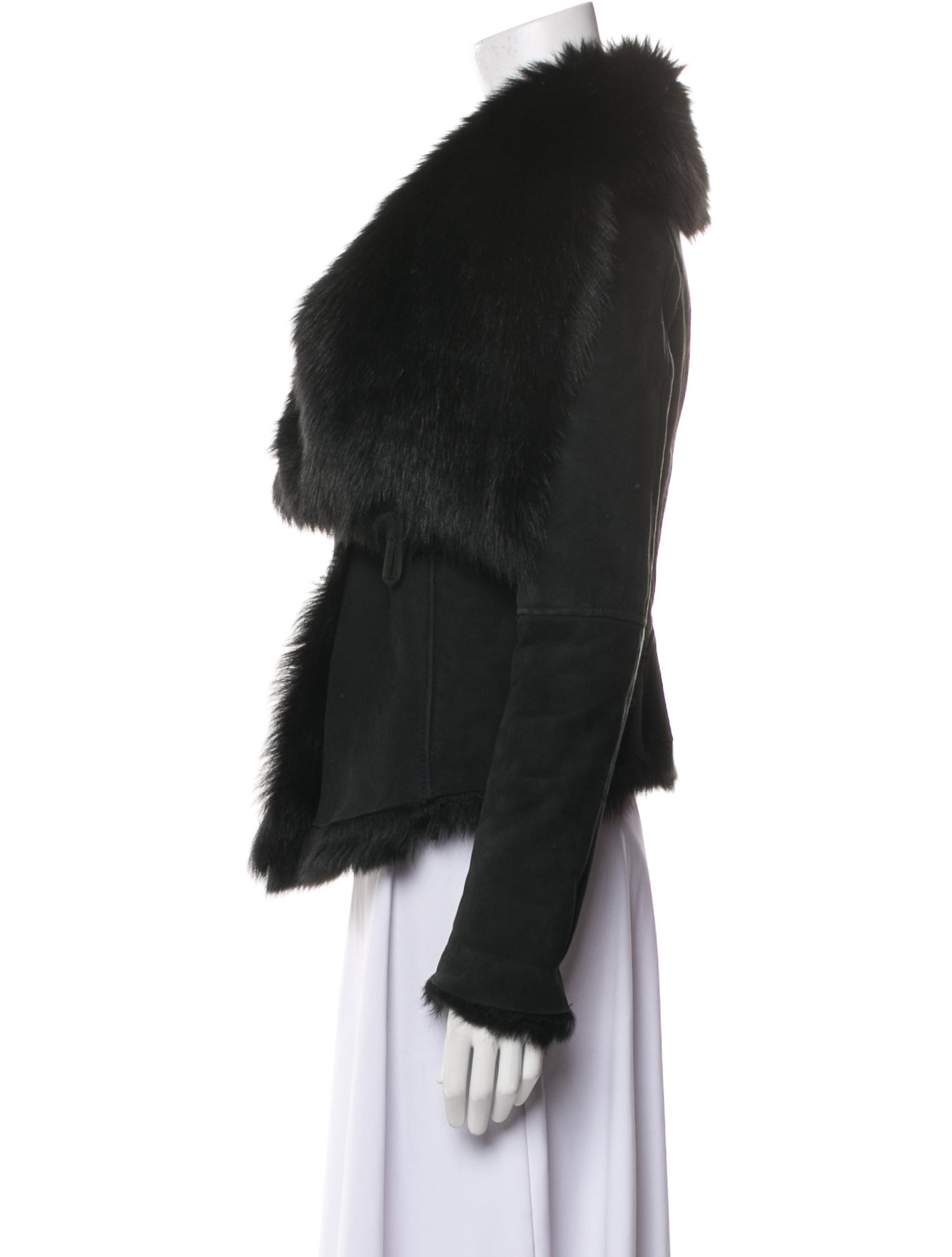 AllSaints Shearling Faux Fur Jacket